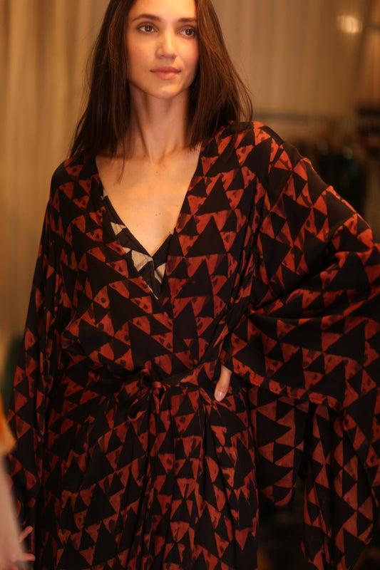 SILK WING KIMONO PINA HONEY - MOMO STUDIO BERLIN - Berlin Concept Store - sustainable & ethical fashion