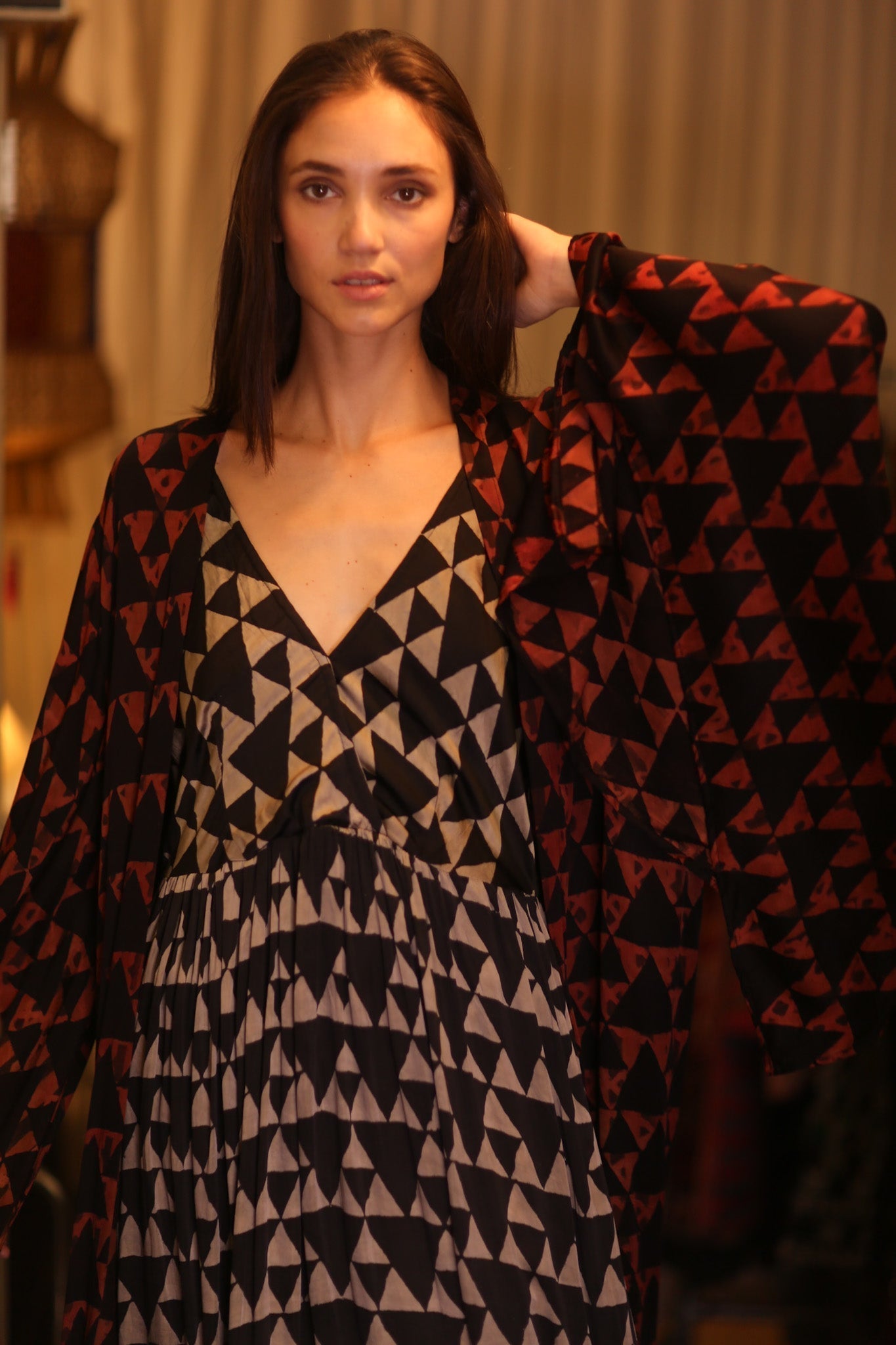 SILK WING KIMONO PINA HONEY - MOMO STUDIO BERLIN - Berlin Concept Store - sustainable & ethical fashion