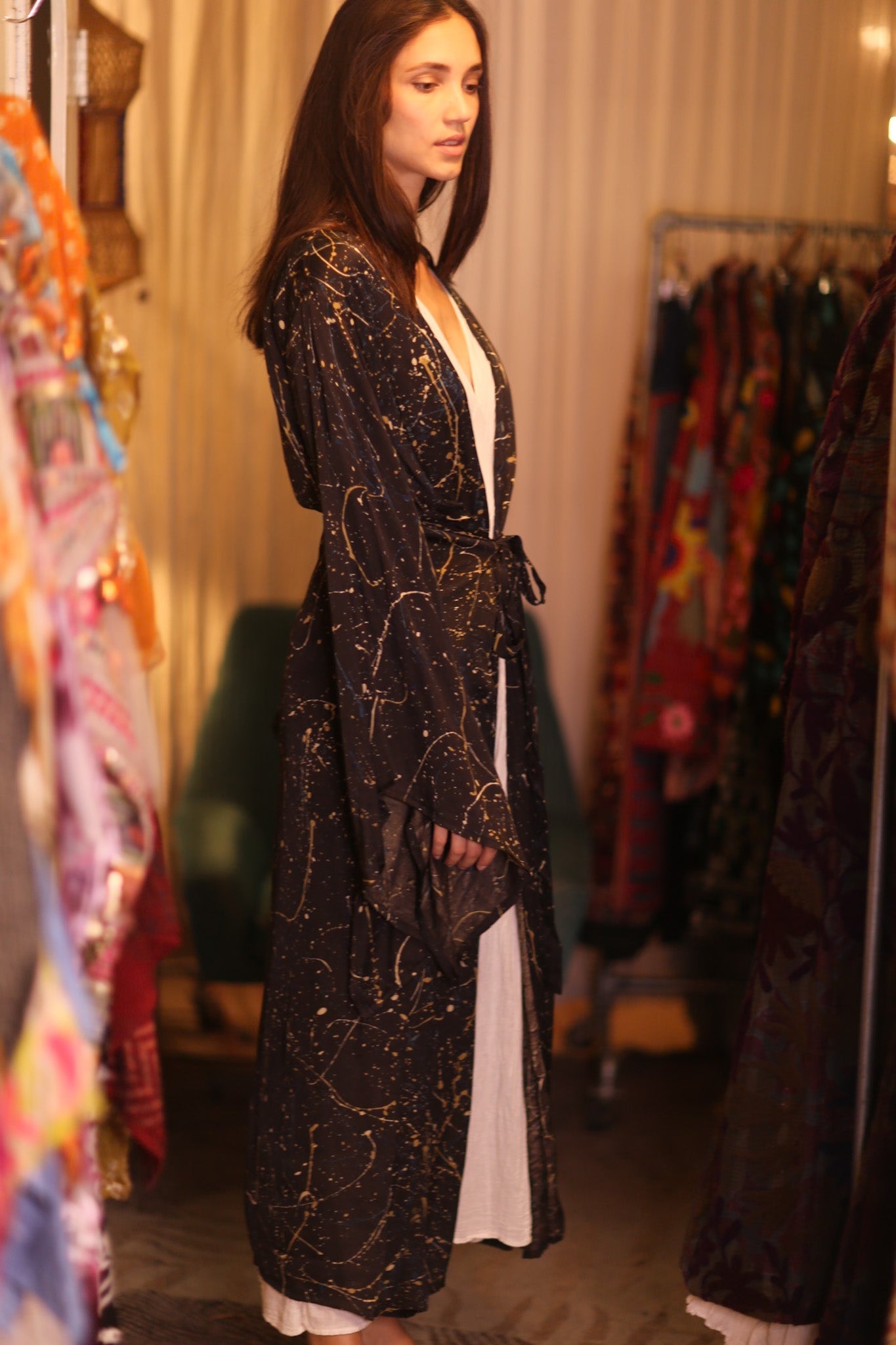 SILK WING KIMONO PINA JACEY - MOMO STUDIO BERLIN - Berlin Concept Store - sustainable & ethical fashion