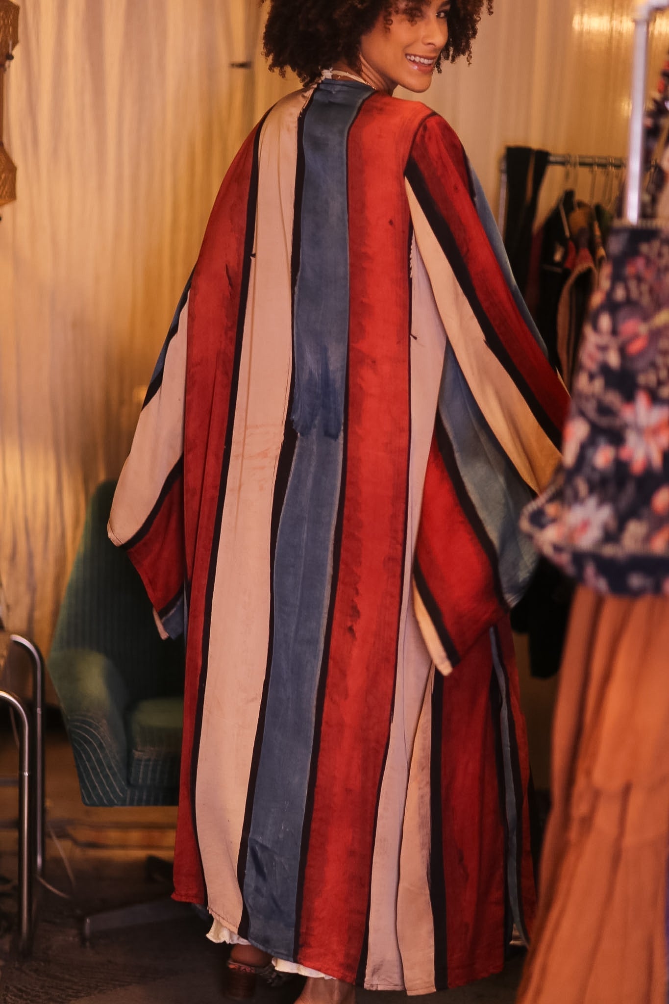 SILK WING KIMONO PINA KAWKO - MOMO STUDIO BERLIN - Berlin Concept Store - sustainable & ethical fashion