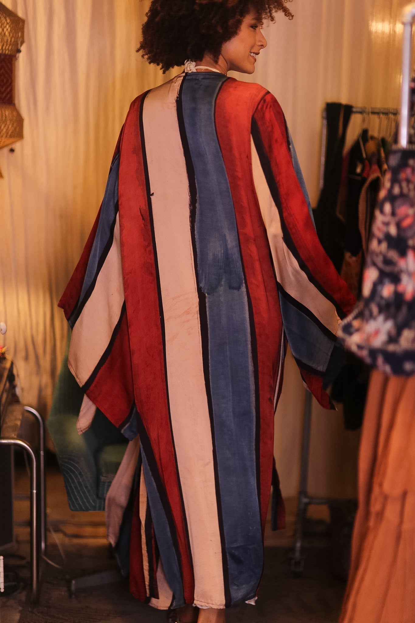 SILK WING KIMONO PINA KAWKO - MOMO STUDIO BERLIN - Berlin Concept Store - sustainable & ethical fashion