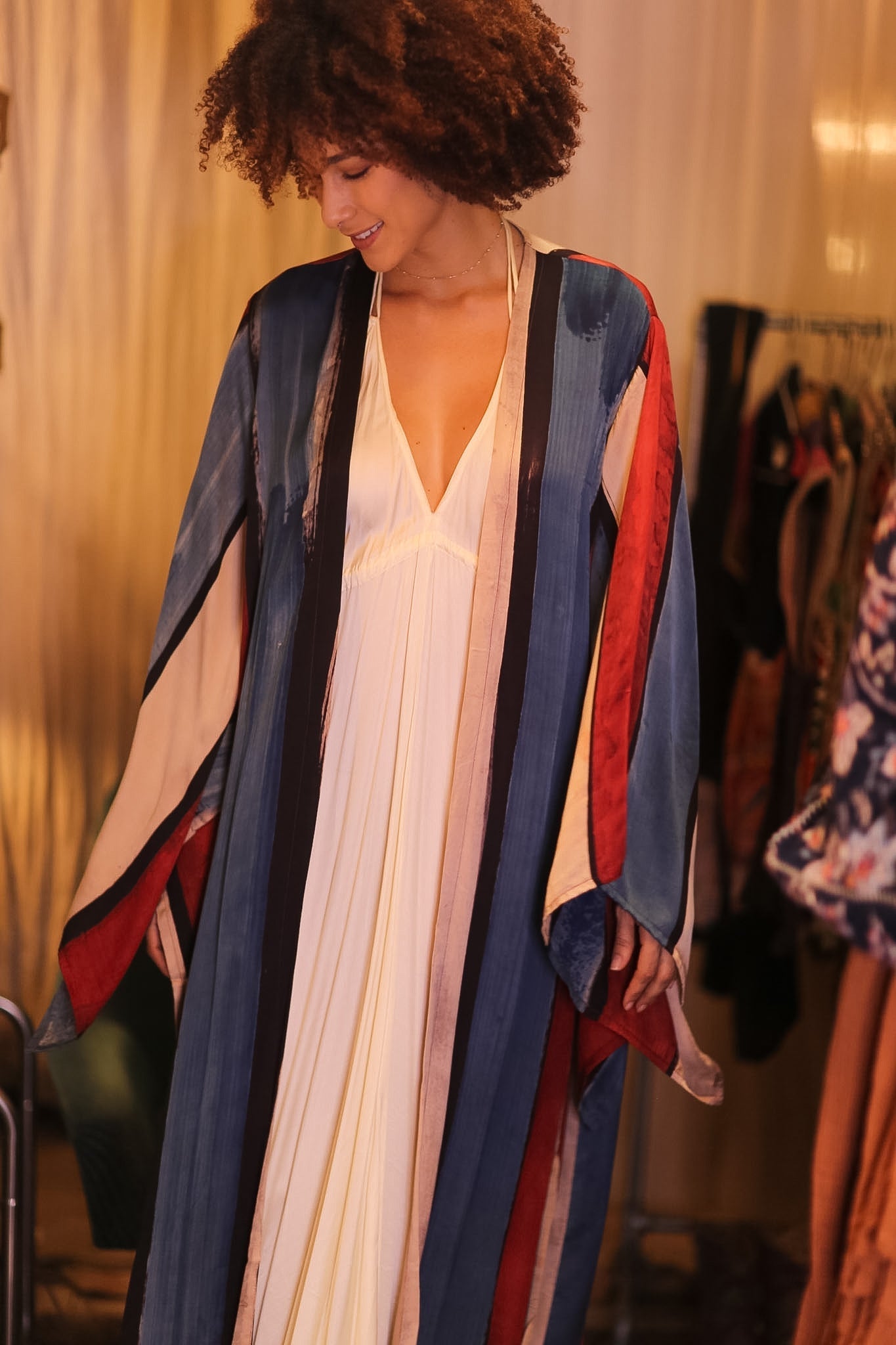 SILK WING KIMONO PINA KAWKO - MOMO STUDIO BERLIN - Berlin Concept Store - sustainable & ethical fashion