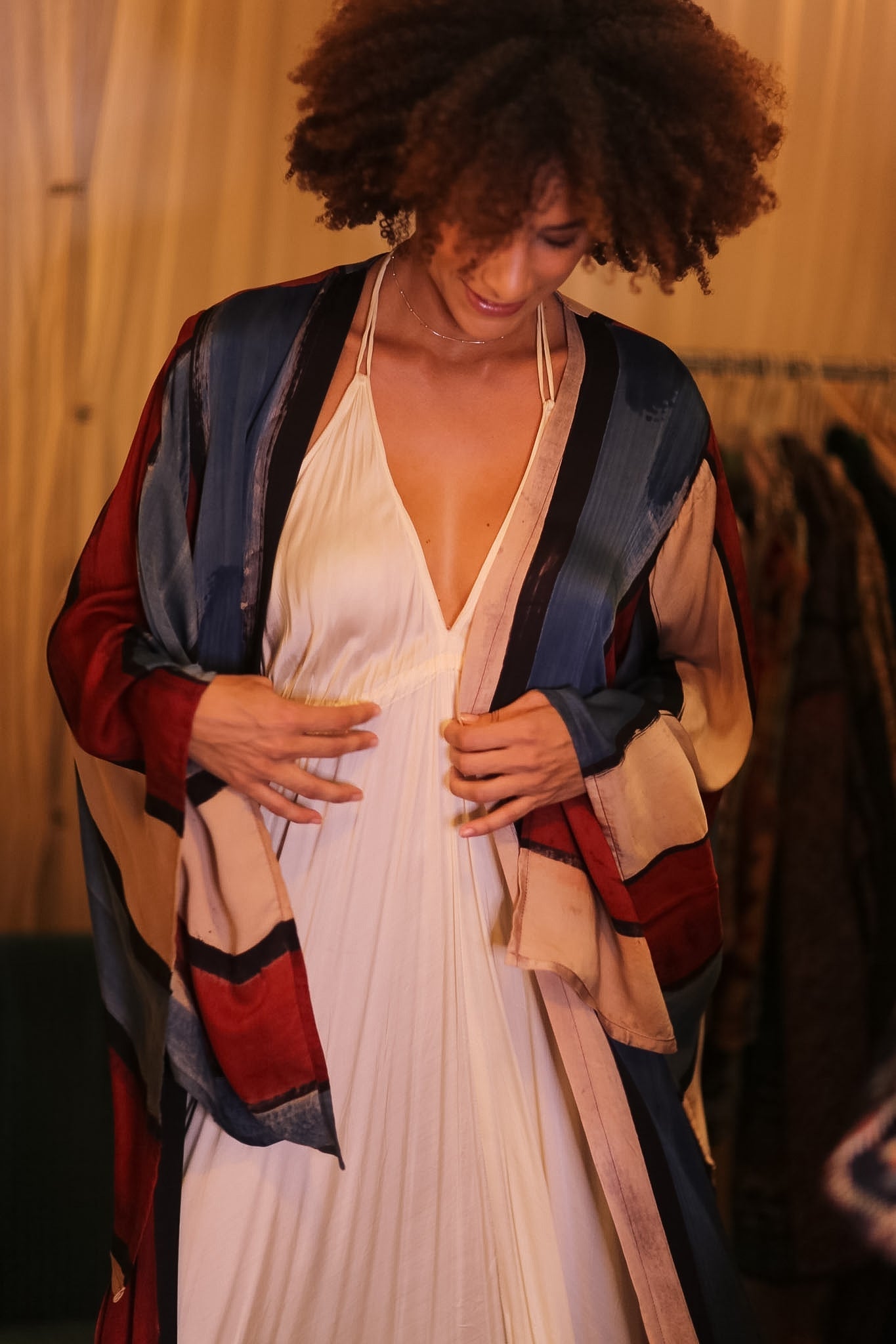 SILK WING KIMONO PINA KAWKO - MOMO STUDIO BERLIN - Berlin Concept Store - sustainable & ethical fashion