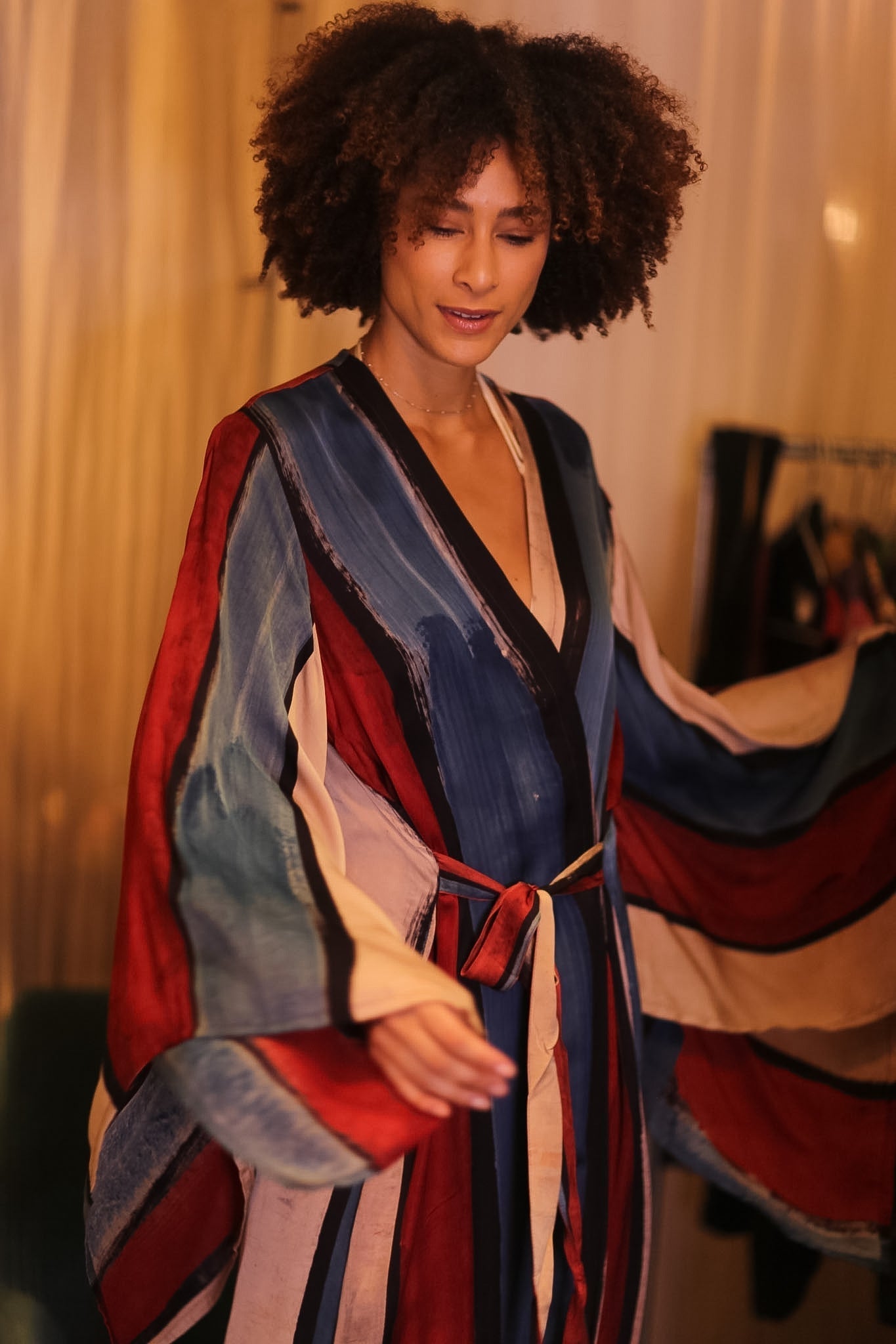 SILK WING KIMONO PINA KAWKO - MOMO STUDIO BERLIN - Berlin Concept Store - sustainable & ethical fashion