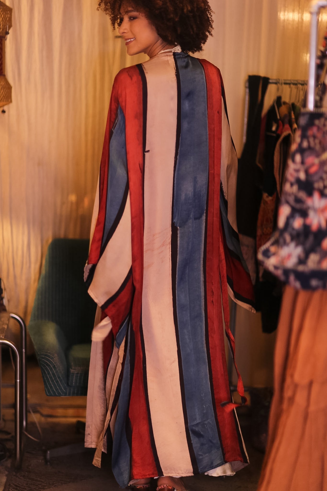 SILK WING KIMONO PINA KAWKO - MOMO STUDIO BERLIN - Berlin Concept Store - sustainable & ethical fashion
