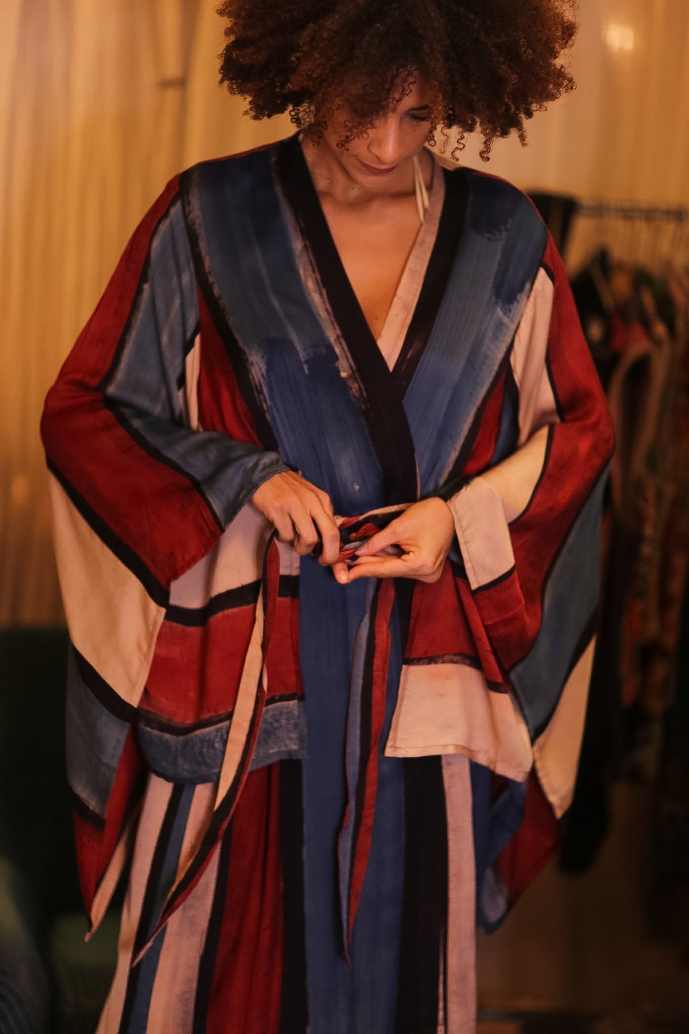 SILK WING KIMONO PINA KAWKO - MOMO STUDIO BERLIN - Berlin Concept Store - sustainable & ethical fashion