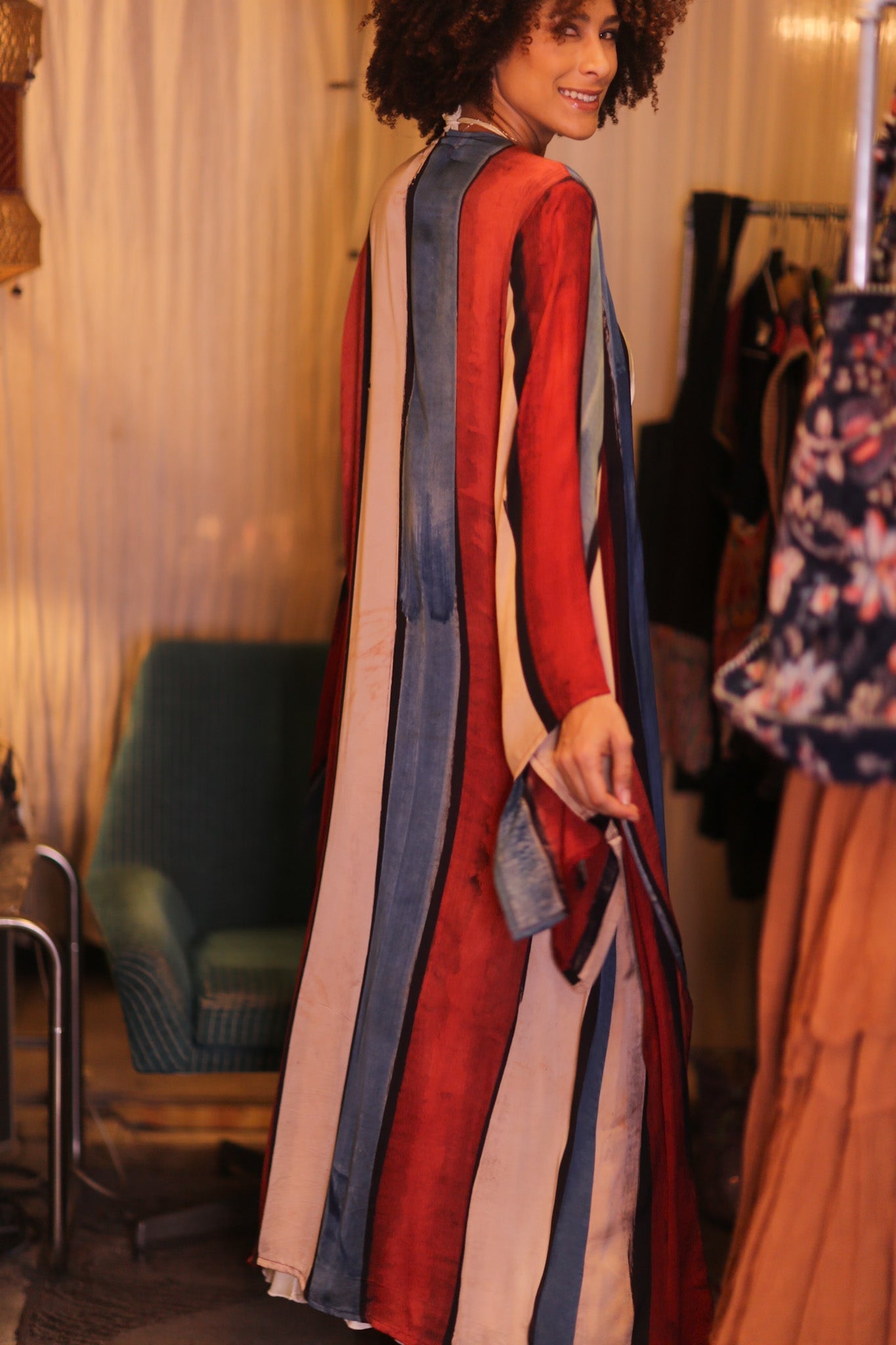 SILK WING KIMONO PINA KAWKO - MOMO STUDIO BERLIN - Berlin Concept Store - sustainable & ethical fashion