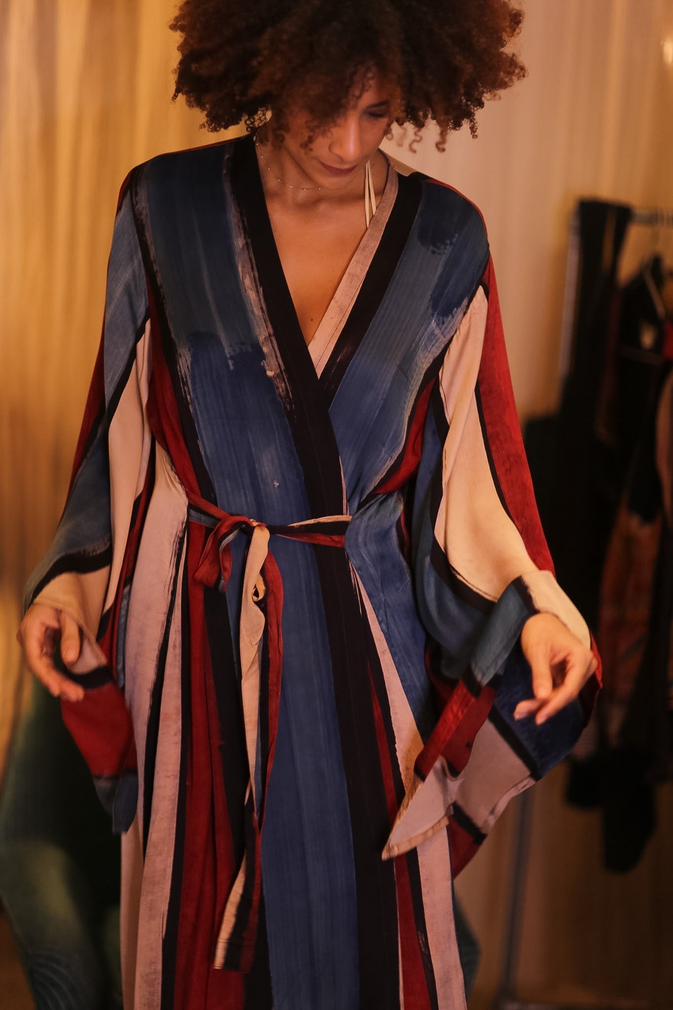 SILK WING KIMONO PINA KAWKO - MOMO STUDIO BERLIN - Berlin Concept Store - sustainable & ethical fashion