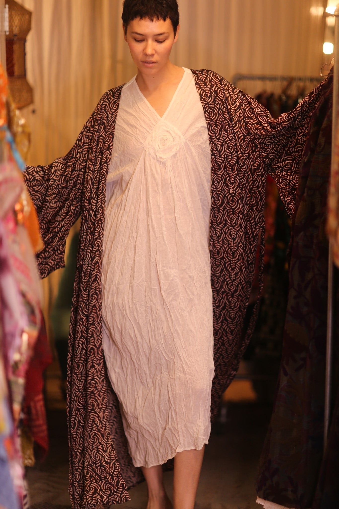 SILK WING KIMONO PINA MAZE - MOMO STUDIO BERLIN - Berlin Concept Store - sustainable & ethical fashion