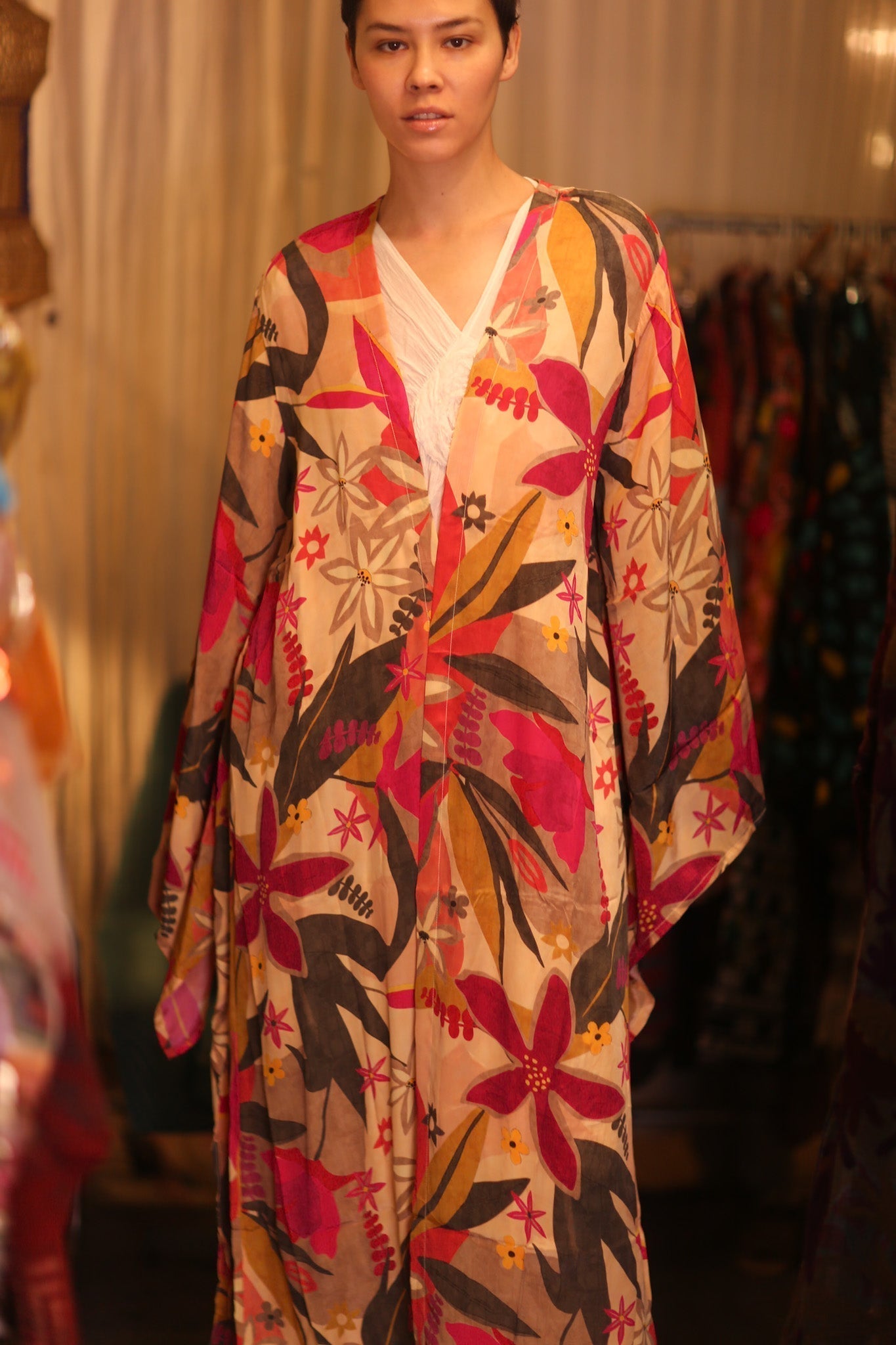 SILK WING KIMONO PINA RITA - MOMO STUDIO BERLIN - Berlin Concept Store - sustainable & ethical fashion