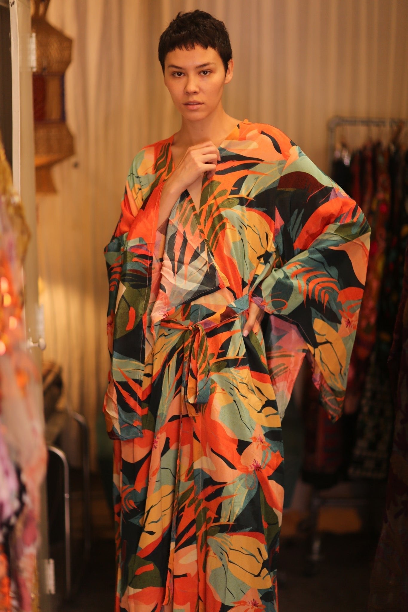 SILK WING KIMONO PINA RODI - MOMO STUDIO BERLIN - Berlin Concept Store - sustainable & ethical fashion