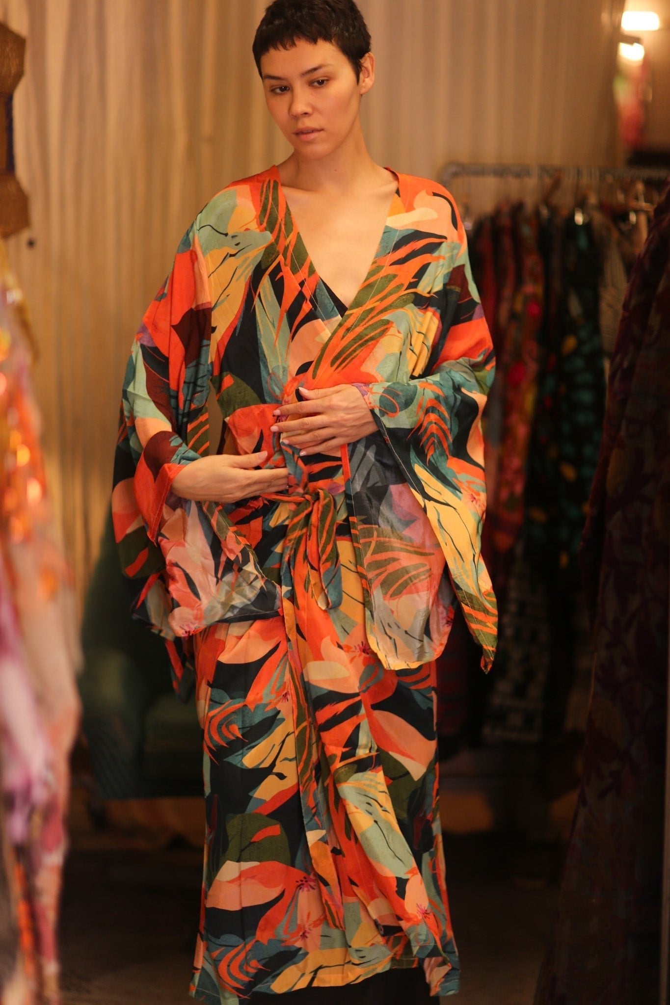 SILK WING KIMONO PINA RODI - MOMO STUDIO BERLIN - Berlin Concept Store - sustainable & ethical fashion