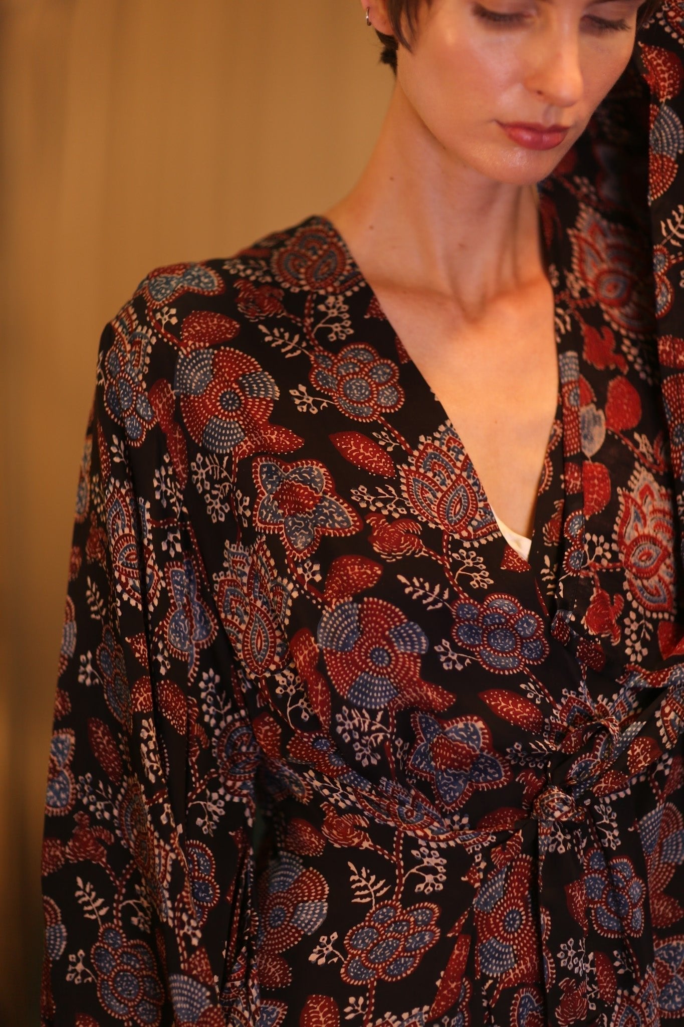 SILK WING KIMONO PINA RUBY - MOMO STUDIO BERLIN - Berlin Concept Store - sustainable & ethical fashion