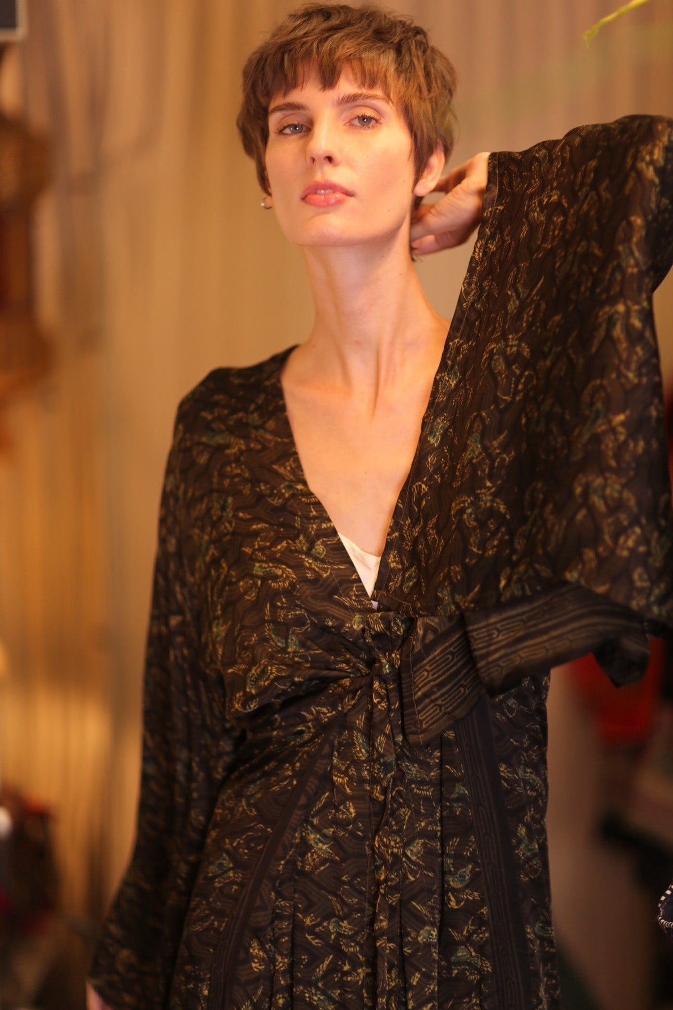 SILK WING KIMONO PINA ZAFIRA - MOMO STUDIO BERLIN - Berlin Concept Store - sustainable & ethical fashion