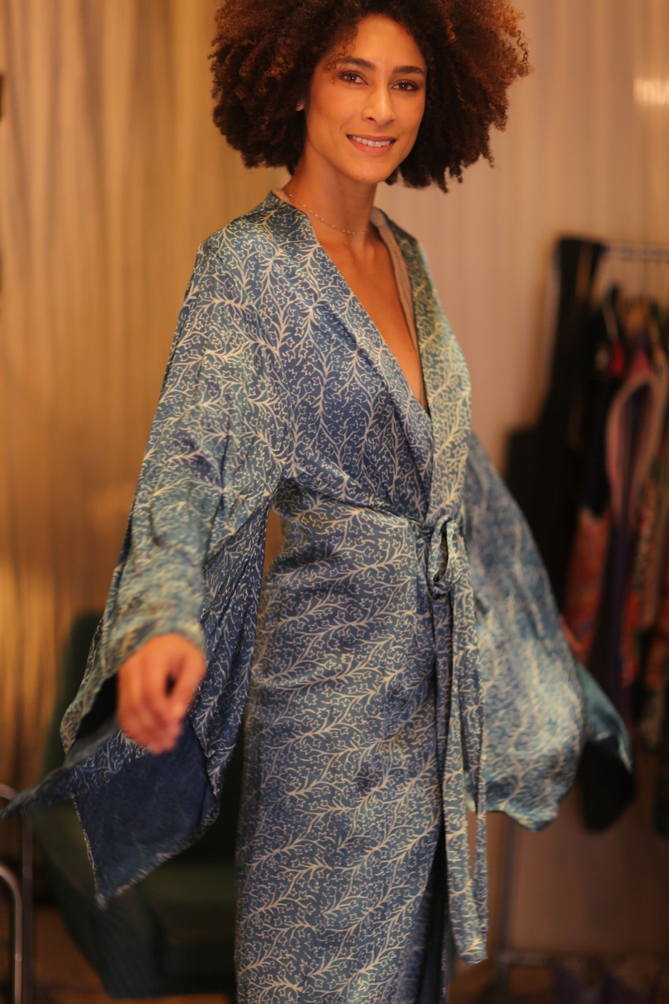 SILK WINGS KIMONO PINA LADA - MOMO STUDIO BERLIN - Berlin Concept Store - sustainable & ethical fashion