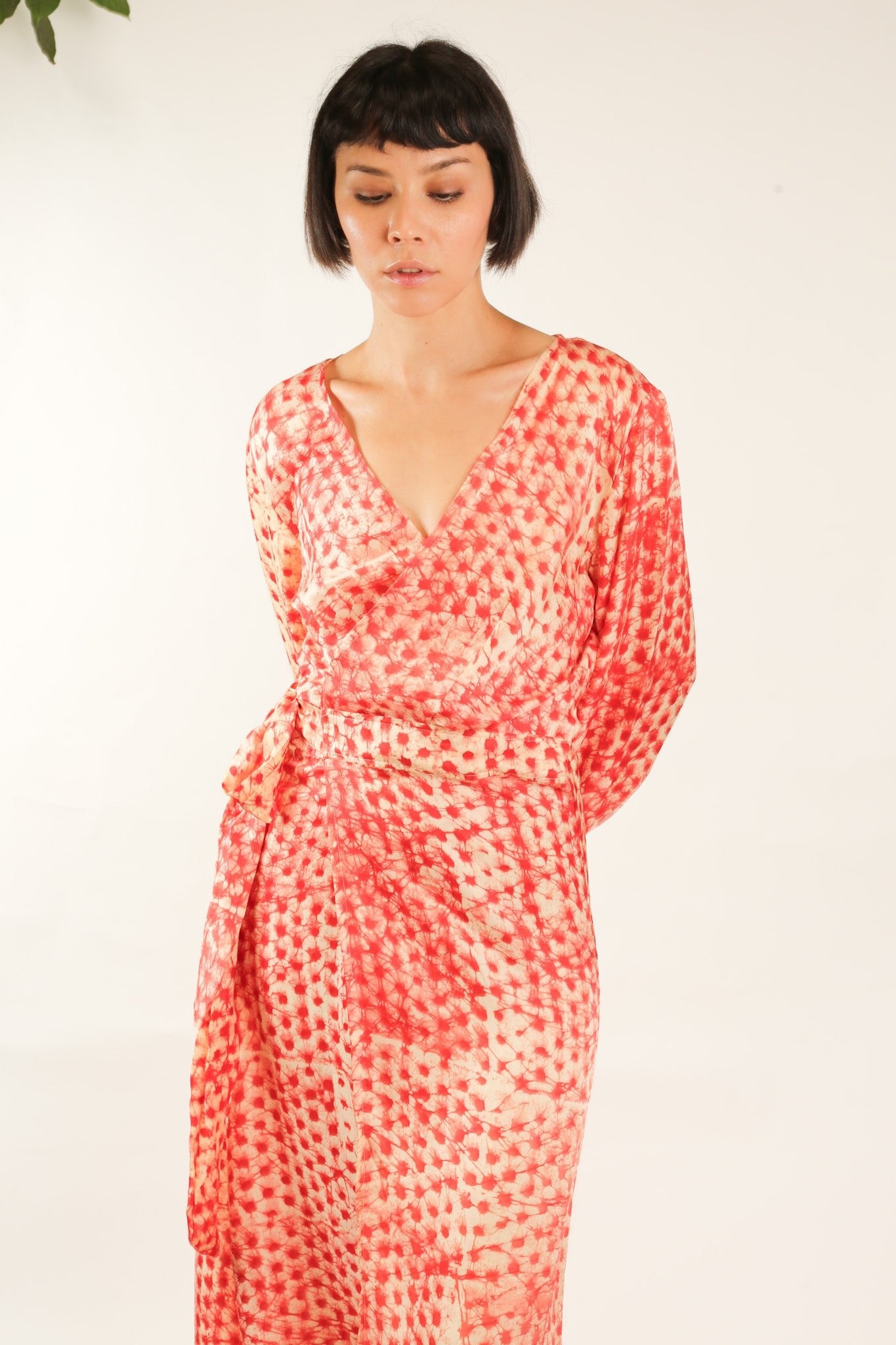 Silk WRAP DRESS CECYLIA - MOMO STUDIO BERLIN - Berlin Concept Store - sustainable & ethical fashion