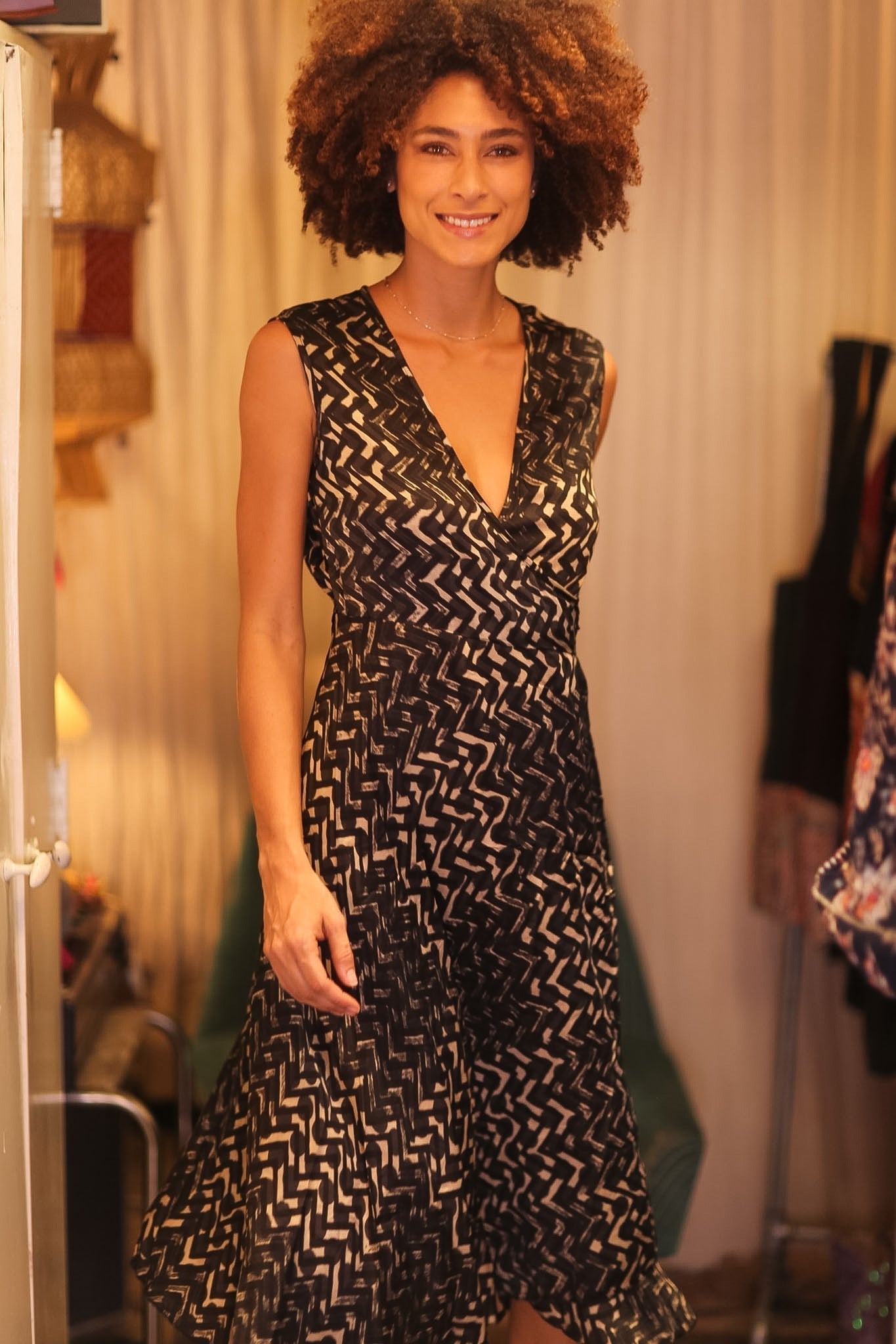 SILK WRAP DRESS GABRIELE LARNI - MOMO STUDIO BERLIN - Berlin Concept Store - sustainable & ethical fashion