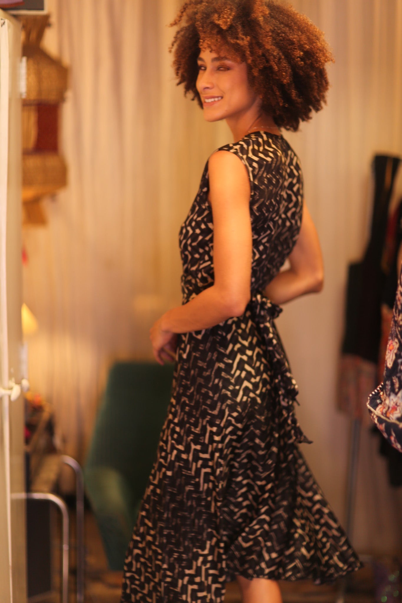 SILK WRAP DRESS GABRIELE LARNI - MOMO STUDIO BERLIN - Berlin Concept Store - sustainable & ethical fashion