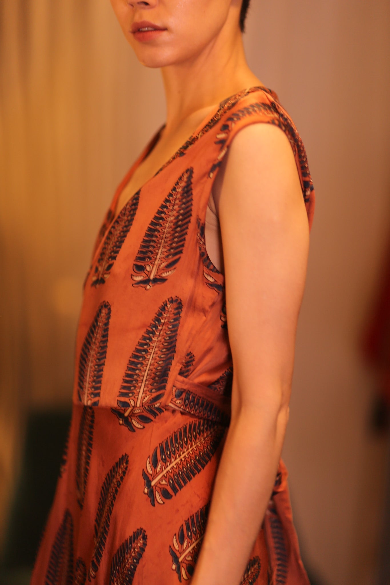 SILK WRAP DRESS GABRIELE PAN - MOMO STUDIO BERLIN - Berlin Concept Store - sustainable & ethical fashion