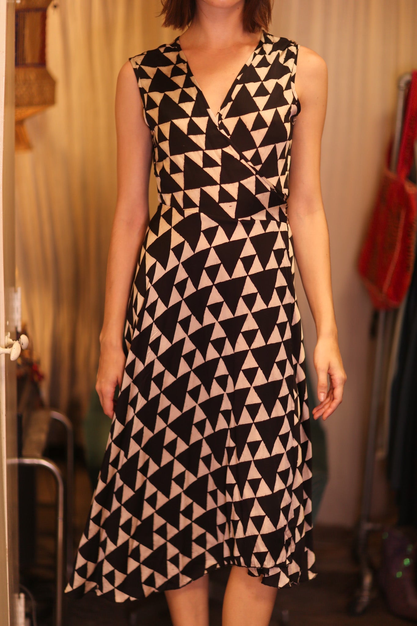 SILK WRAP DRESS GABRIELE TRI - MOMO STUDIO BERLIN - Berlin Concept Store - sustainable & ethical fashion