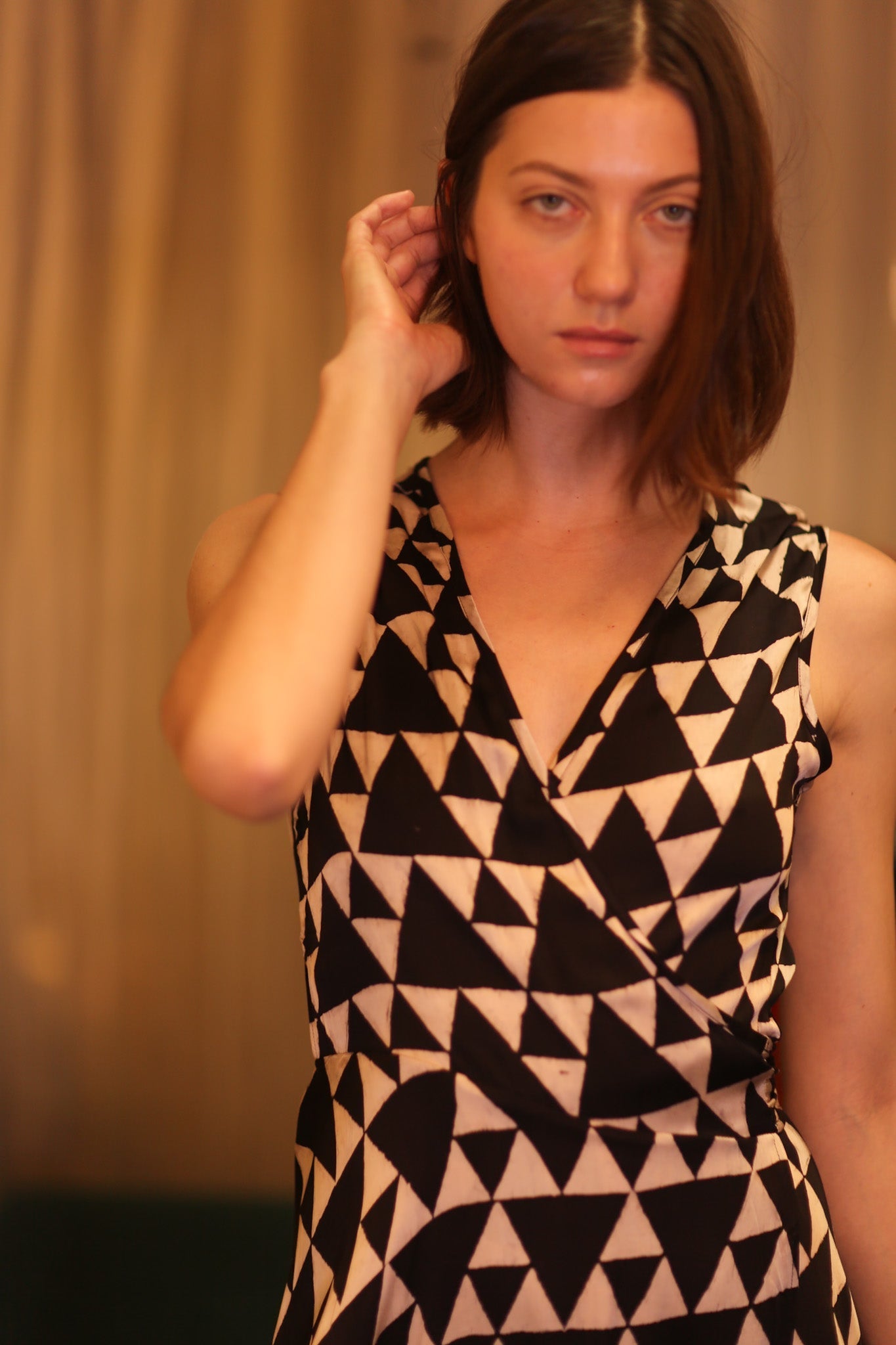 SILK WRAP DRESS GABRIELE TRI - MOMO STUDIO BERLIN - Berlin Concept Store - sustainable & ethical fashion