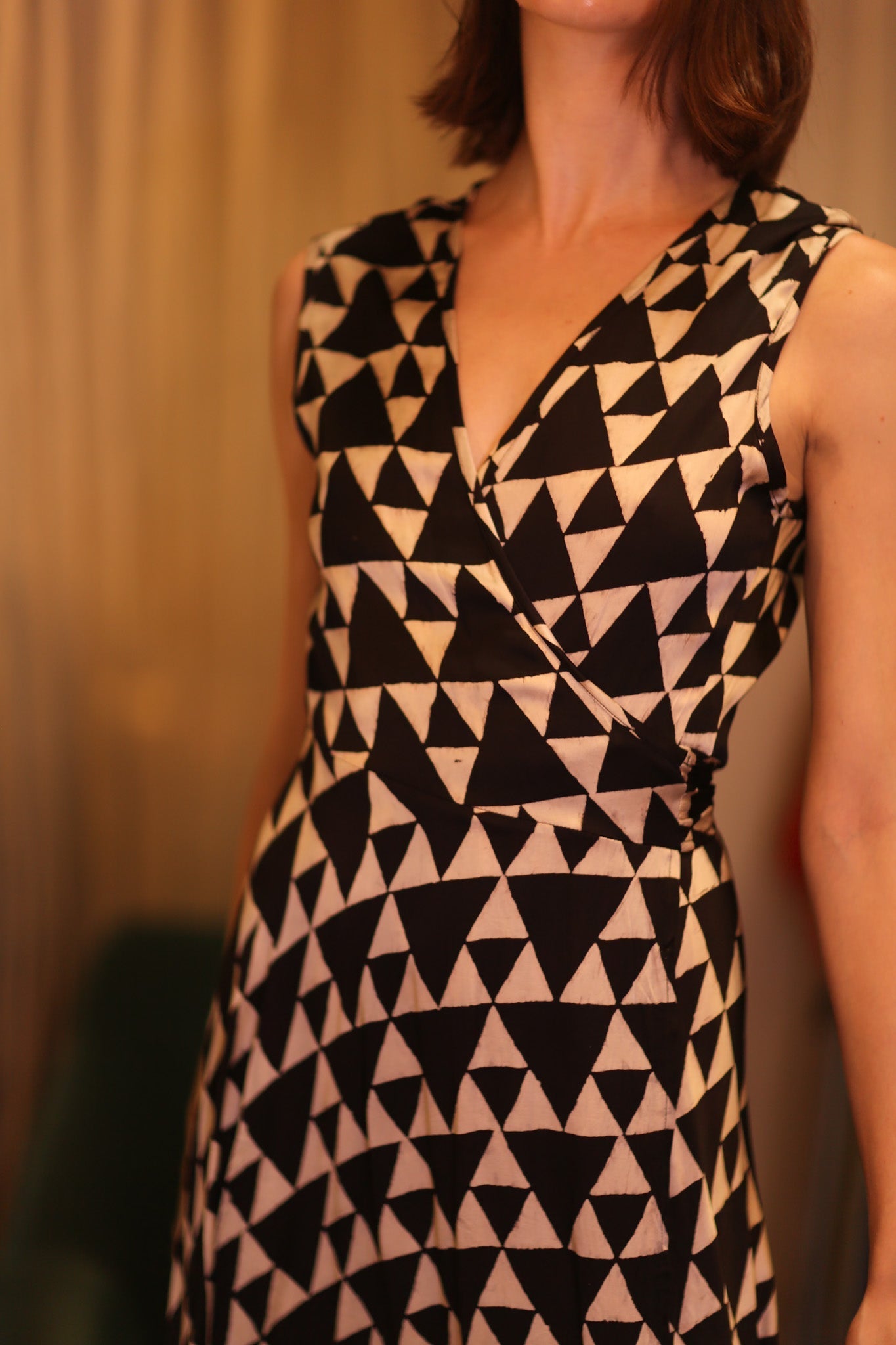 SILK WRAP DRESS GABRIELE TRI - MOMO STUDIO BERLIN - Berlin Concept Store - sustainable & ethical fashion