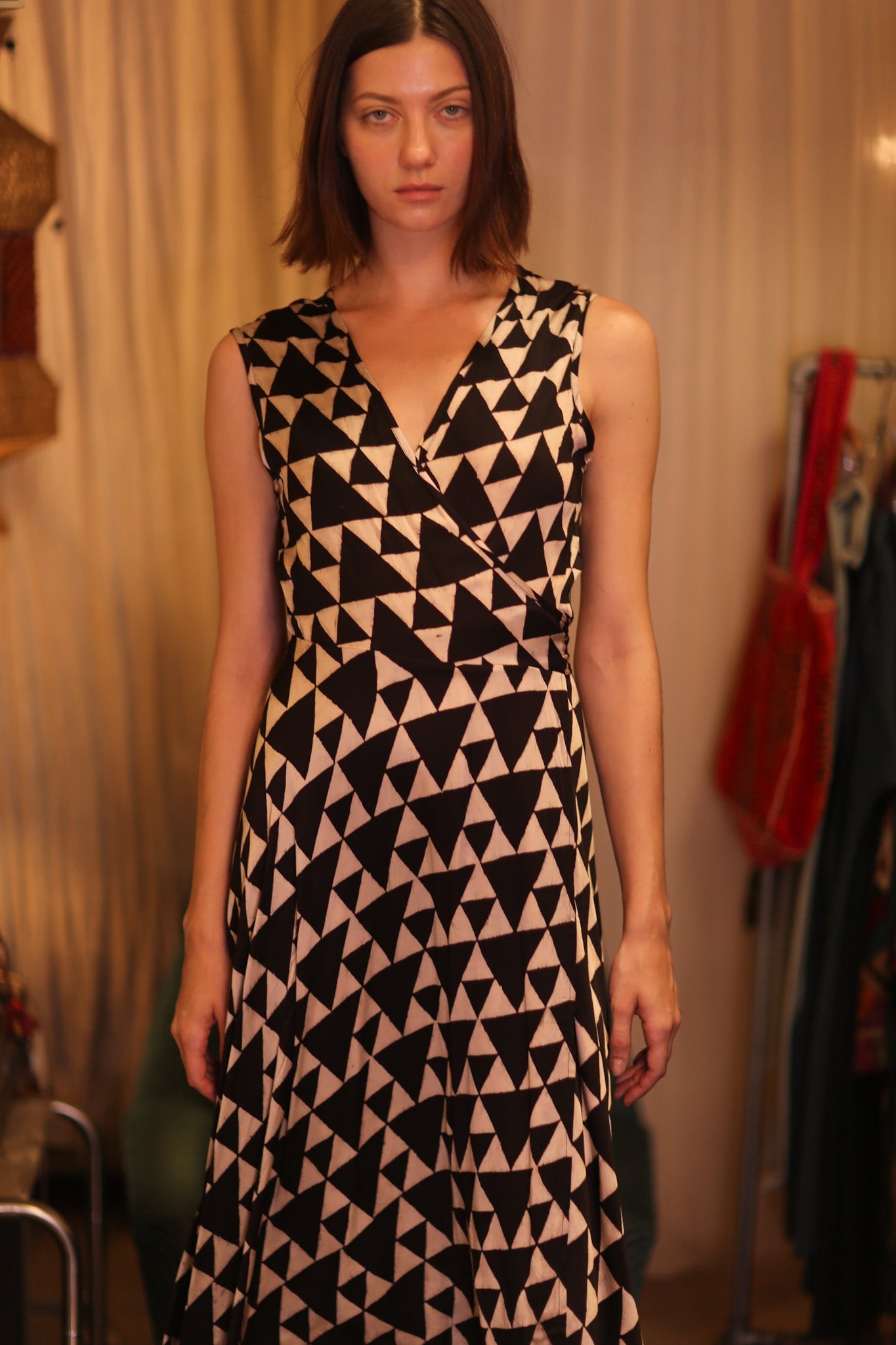 SILK WRAP DRESS GABRIELE TRI - MOMO STUDIO BERLIN - Berlin Concept Store - sustainable & ethical fashion