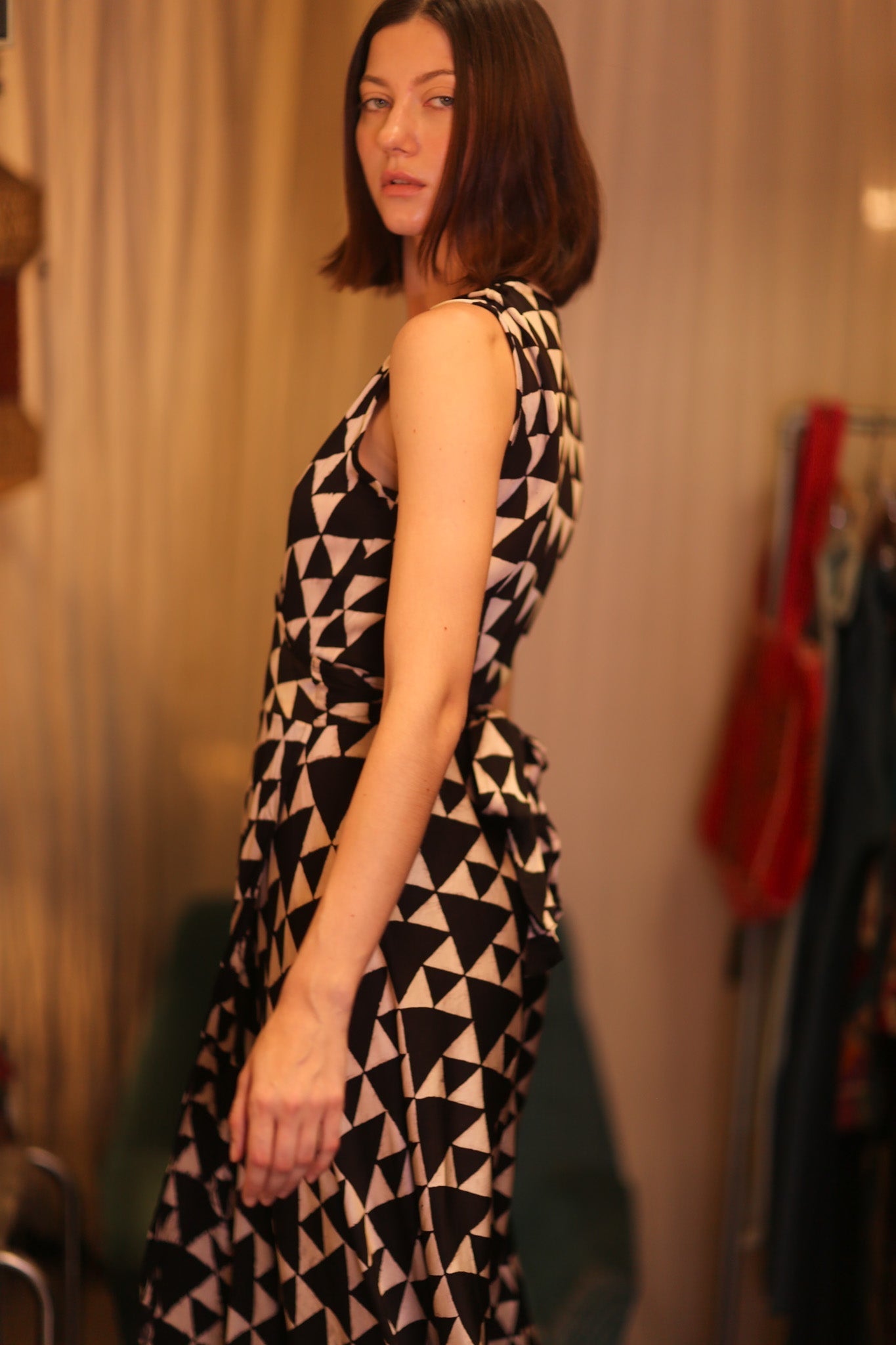 SILK WRAP DRESS GABRIELE TRI - MOMO STUDIO BERLIN - Berlin Concept Store - sustainable & ethical fashion
