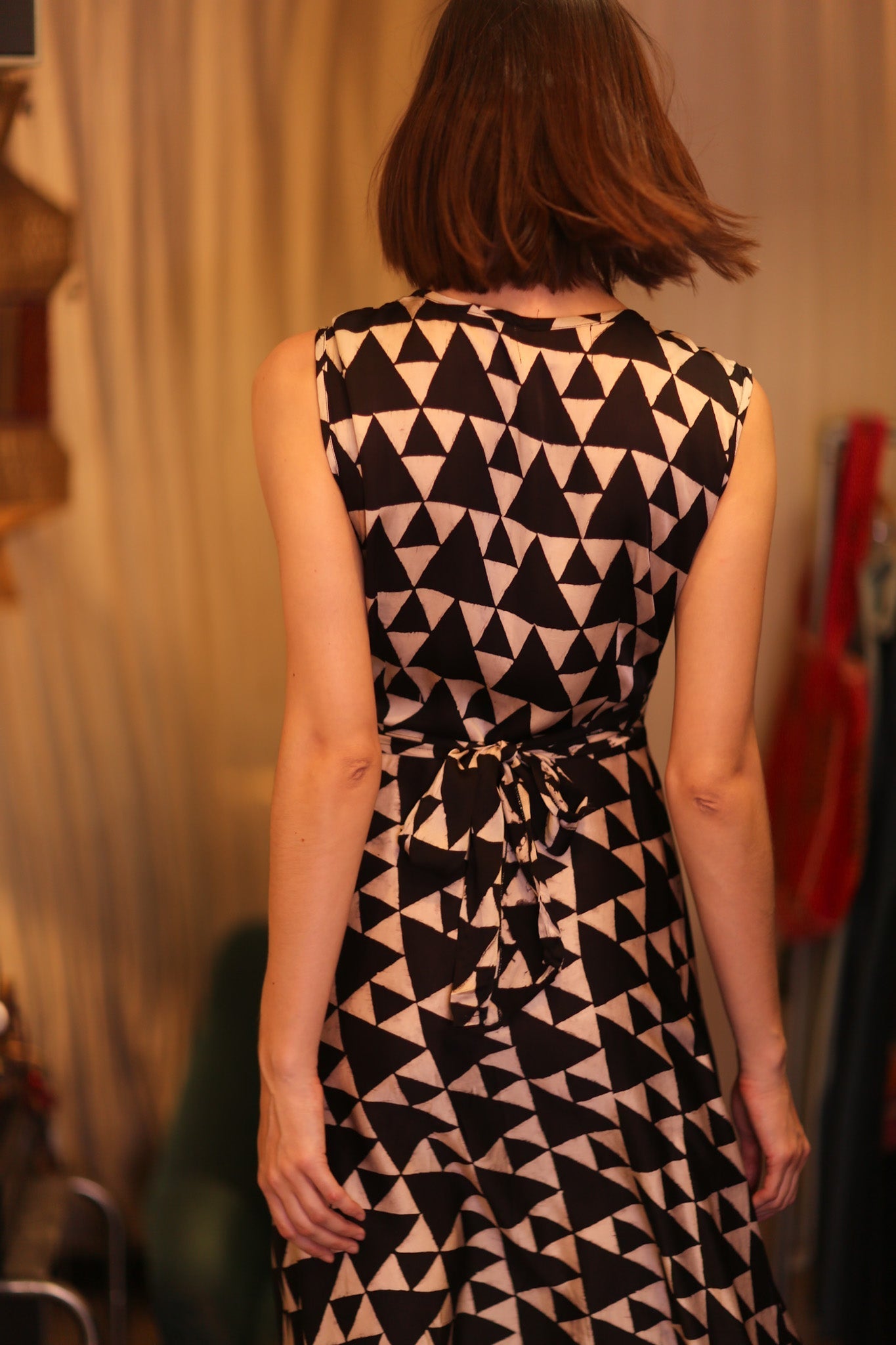 SILK WRAP DRESS GABRIELE TRI - MOMO STUDIO BERLIN - Berlin Concept Store - sustainable & ethical fashion