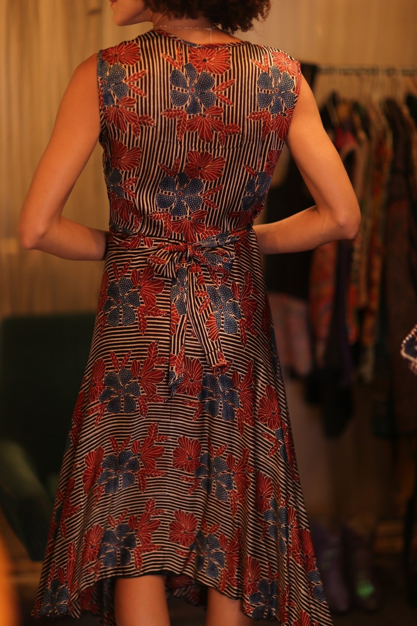 SILK WRAP DRESS GABRIELE VELIN - MOMO STUDIO BERLIN - Berlin Concept Store - sustainable & ethical fashion