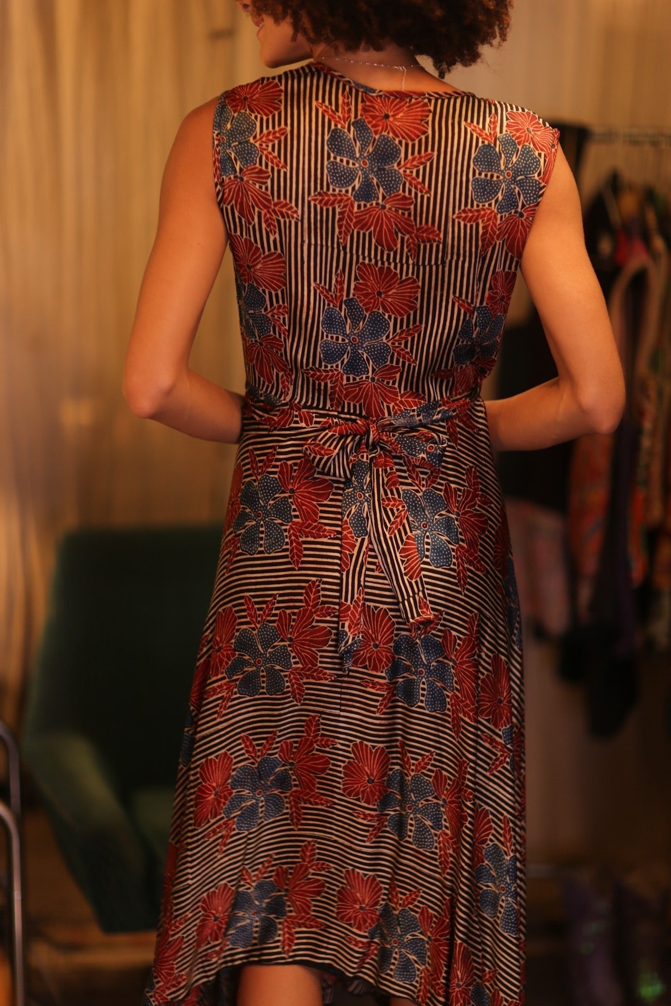 SILK WRAP DRESS GABRIELE VELIN - MOMO STUDIO BERLIN - Berlin Concept Store - sustainable & ethical fashion
