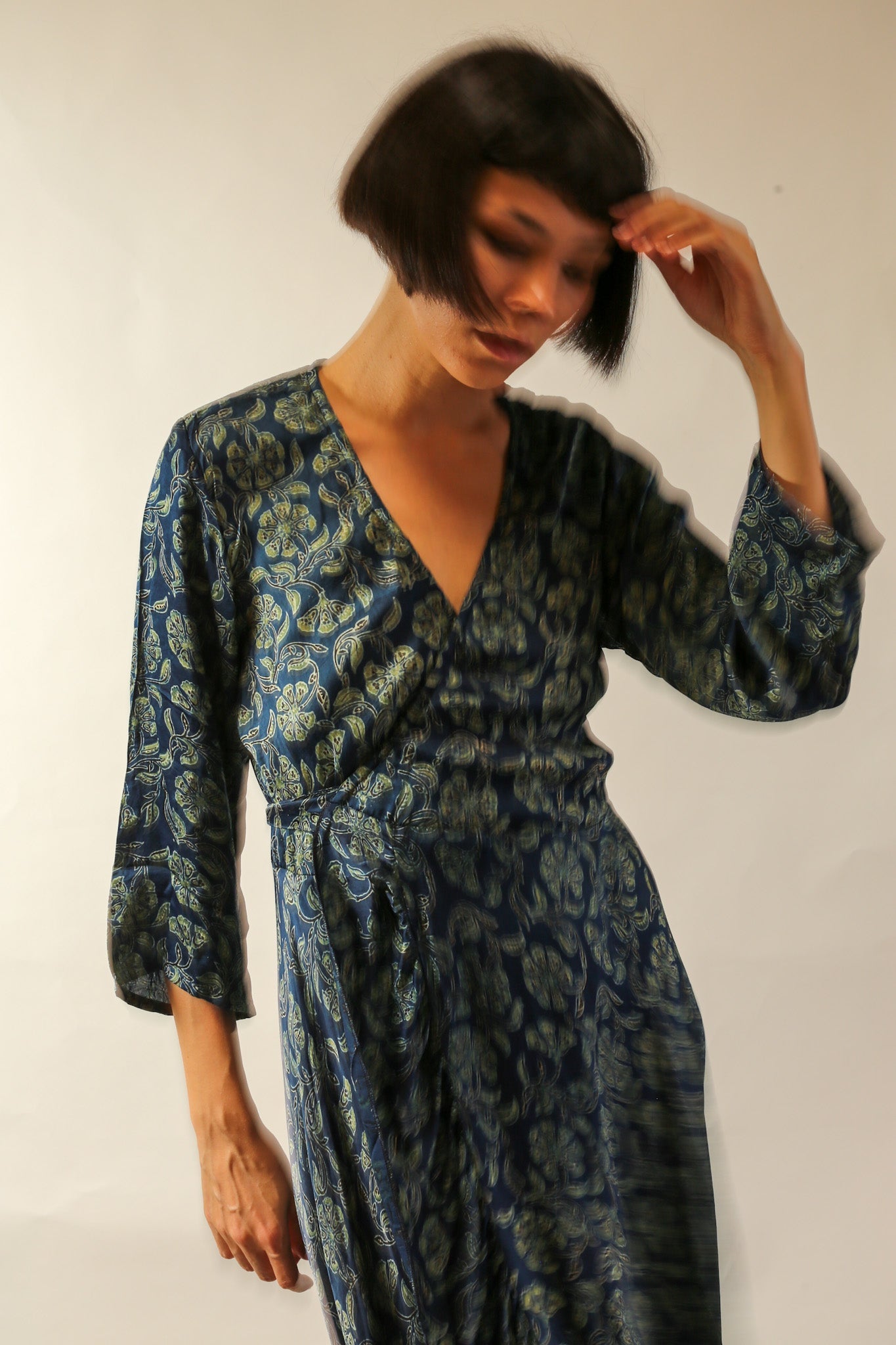 SILK WRAP DRESS WANDA - MOMO STUDIO BERLIN - Berlin Concept Store - sustainable & ethical fashion