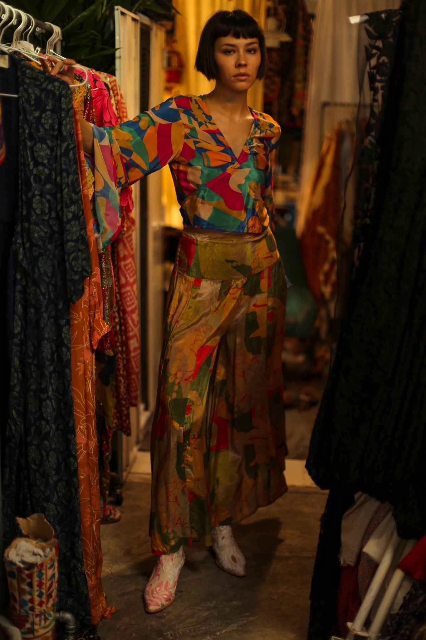 SILK WRAP TOP FRANCESCA - MOMO STUDIO BERLIN - Berlin Concept Store - sustainable & ethical fashion