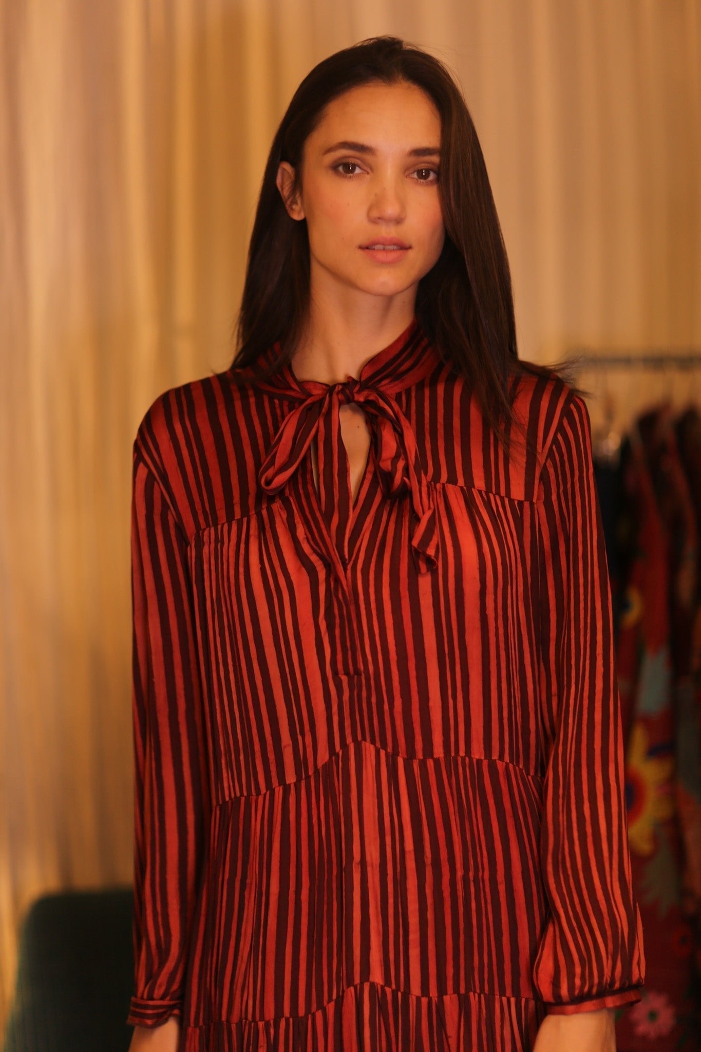 SILK XL BUTTONED DRESS LOA SILAS - MOMO STUDIO BERLIN - Berlin Concept Store - sustainable & ethical fashion