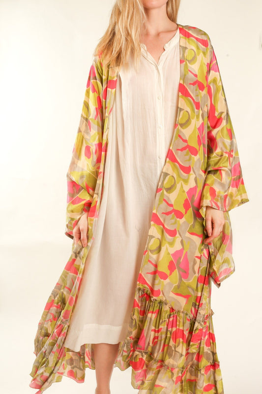 SILK XL KIMONO REEMA - MOMO STUDIO BERLIN - Berlin Concept Store - sustainable & ethical fashion