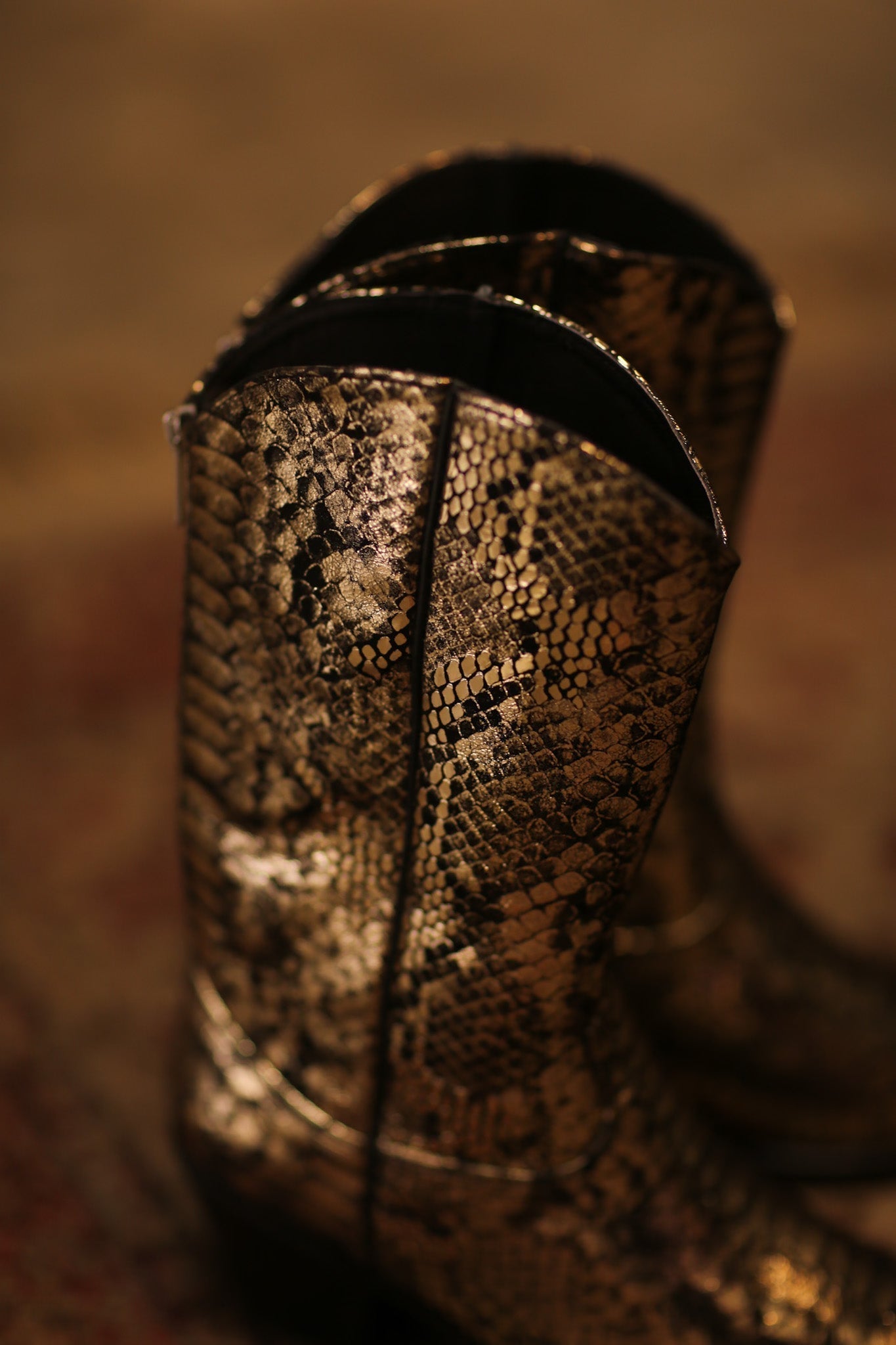 SNAKE PRINT WESTERN BOOTS SANU - MOMO STUDIO BERLIN - Berlin Concept Store - sustainable & ethical fashion