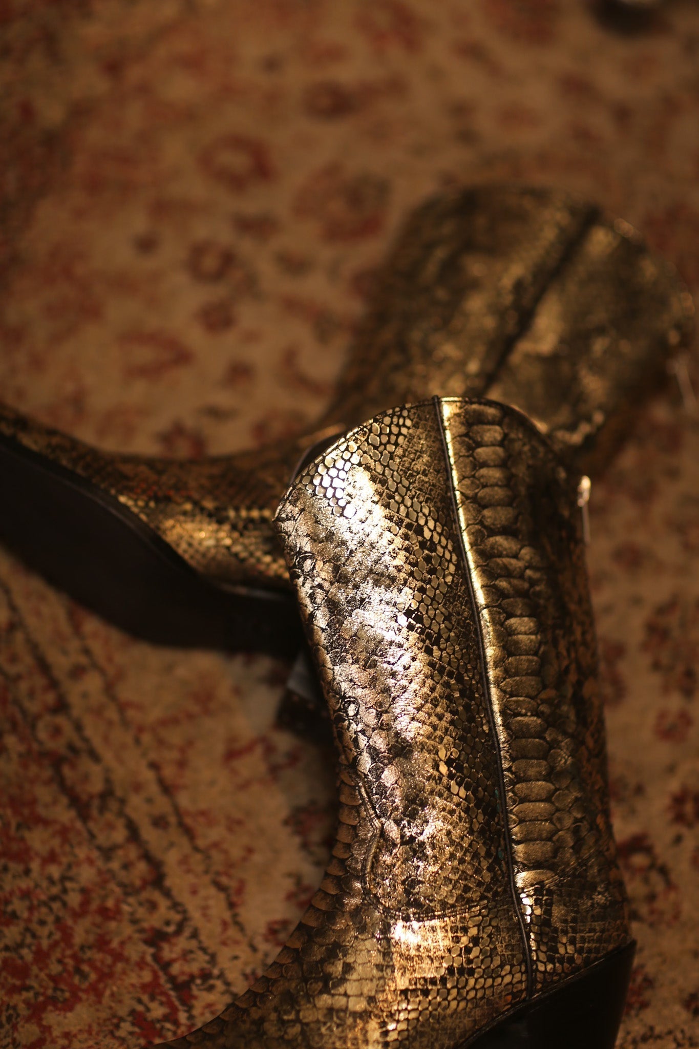 SNAKE PRINT WESTERN BOOTS SANU - MOMO STUDIO BERLIN - Berlin Concept Store - sustainable & ethical fashion