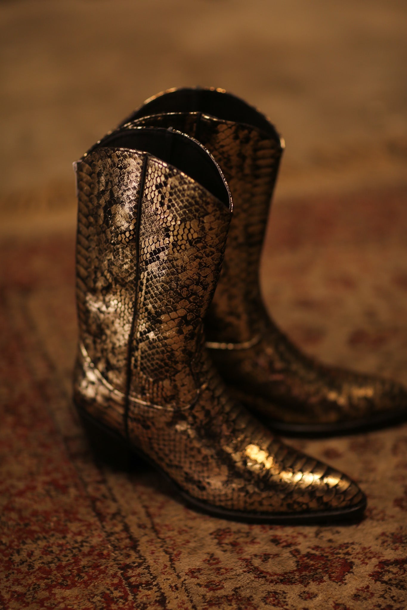 SNAKE PRINT WESTERN BOOTS SANU - MOMO STUDIO BERLIN - Berlin Concept Store - sustainable & ethical fashion