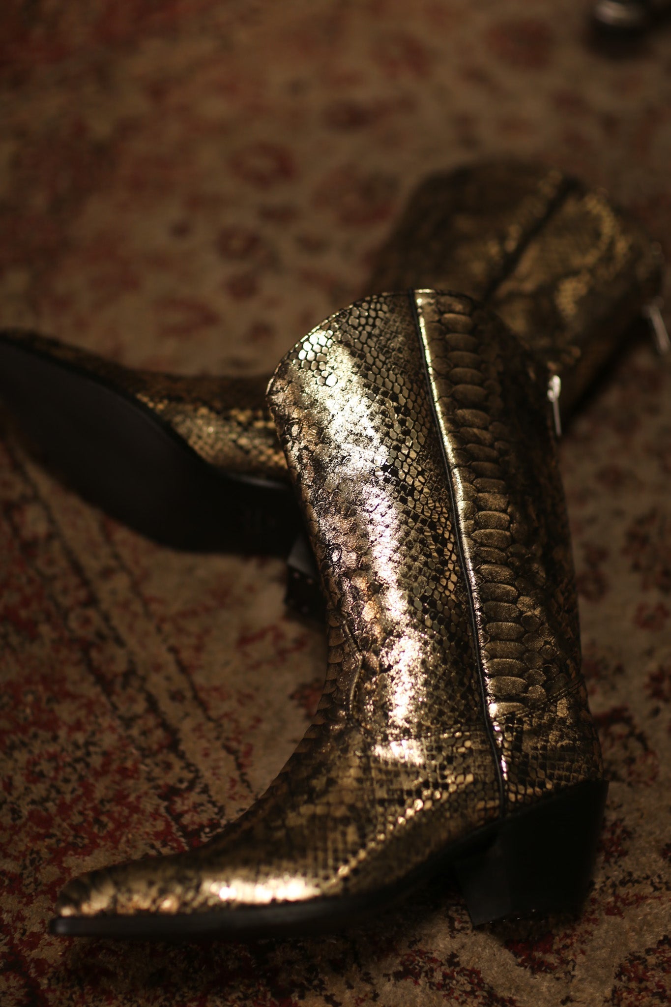 SNAKE PRINT WESTERN BOOTS SANU - MOMO STUDIO BERLIN - Berlin Concept Store - sustainable & ethical fashion