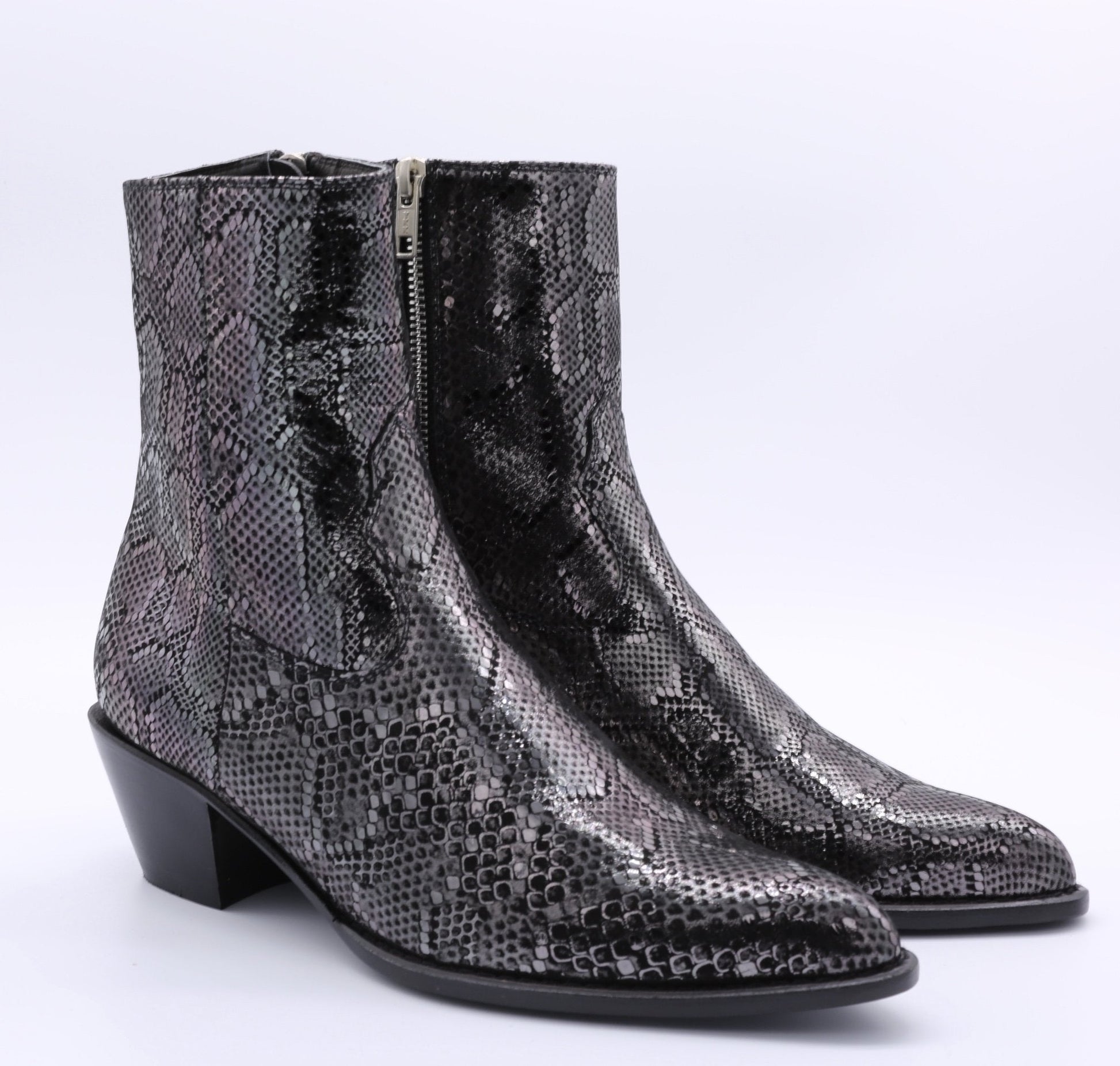 Snake Skin Ankle Boots Liz - MOMO STUDIO BERLIN - Berlin Concept Store - sustainable & ethical fashion