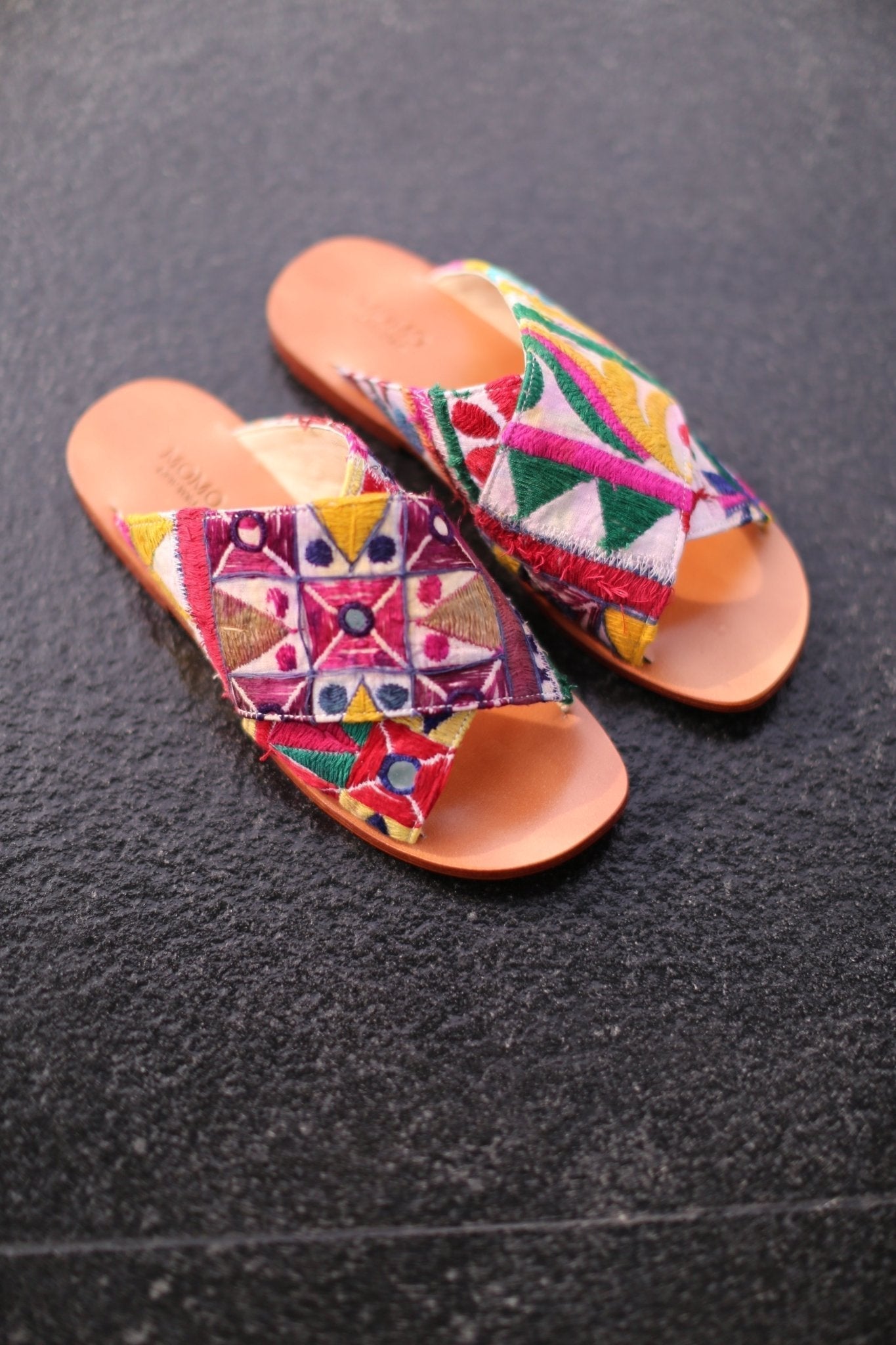 SPRING EMBROIDERED PATCHWORK SANDALS DOAN - MOMO STUDIO BERLIN - Berlin Concept Store - sustainable & ethical fashion