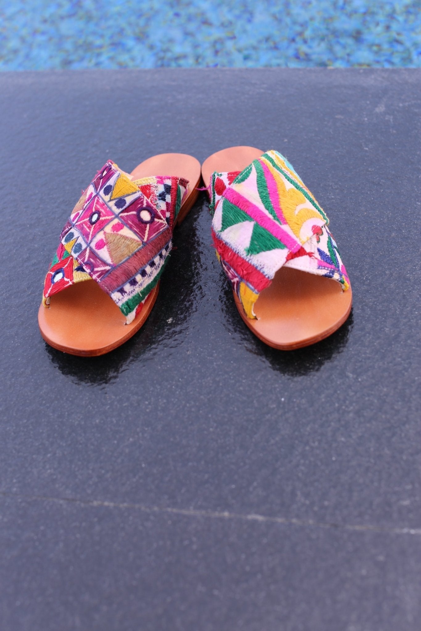 SPRING EMBROIDERED PATCHWORK SANDALS DOAN - MOMO STUDIO BERLIN - Berlin Concept Store - sustainable & ethical fashion