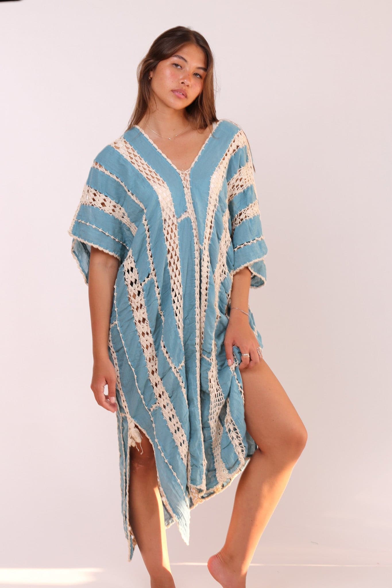 SUNKISSED CROCHET KAFTAN - MOMO STUDIO BERLIN - Berlin Concept Store - sustainable & ethical fashion