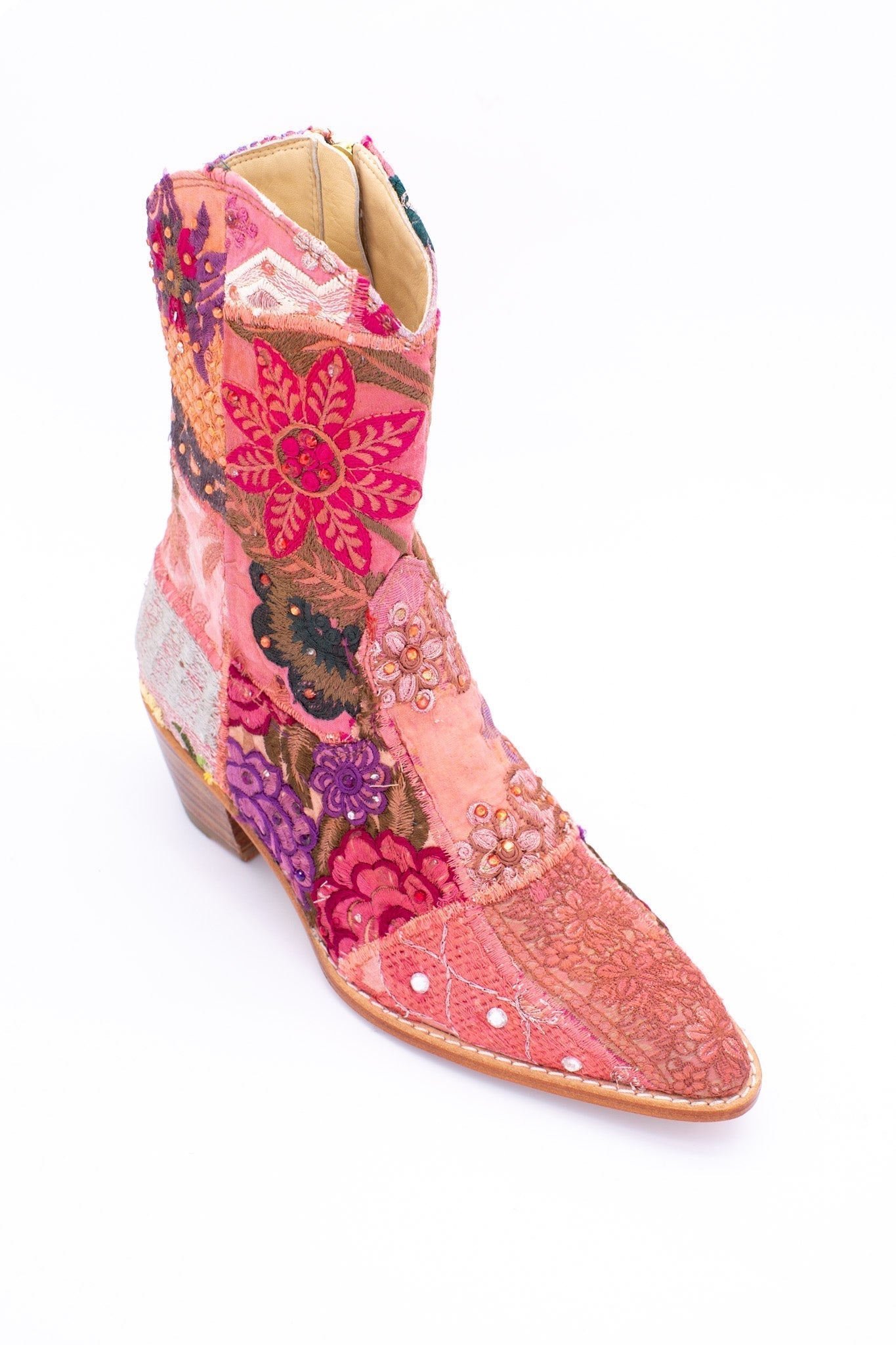 SUNNY DAYS BOOTS EMBROIDERED PATCHWORK - MOMO STUDIO BERLIN - Berlin Concept Store - sustainable & ethical fashion