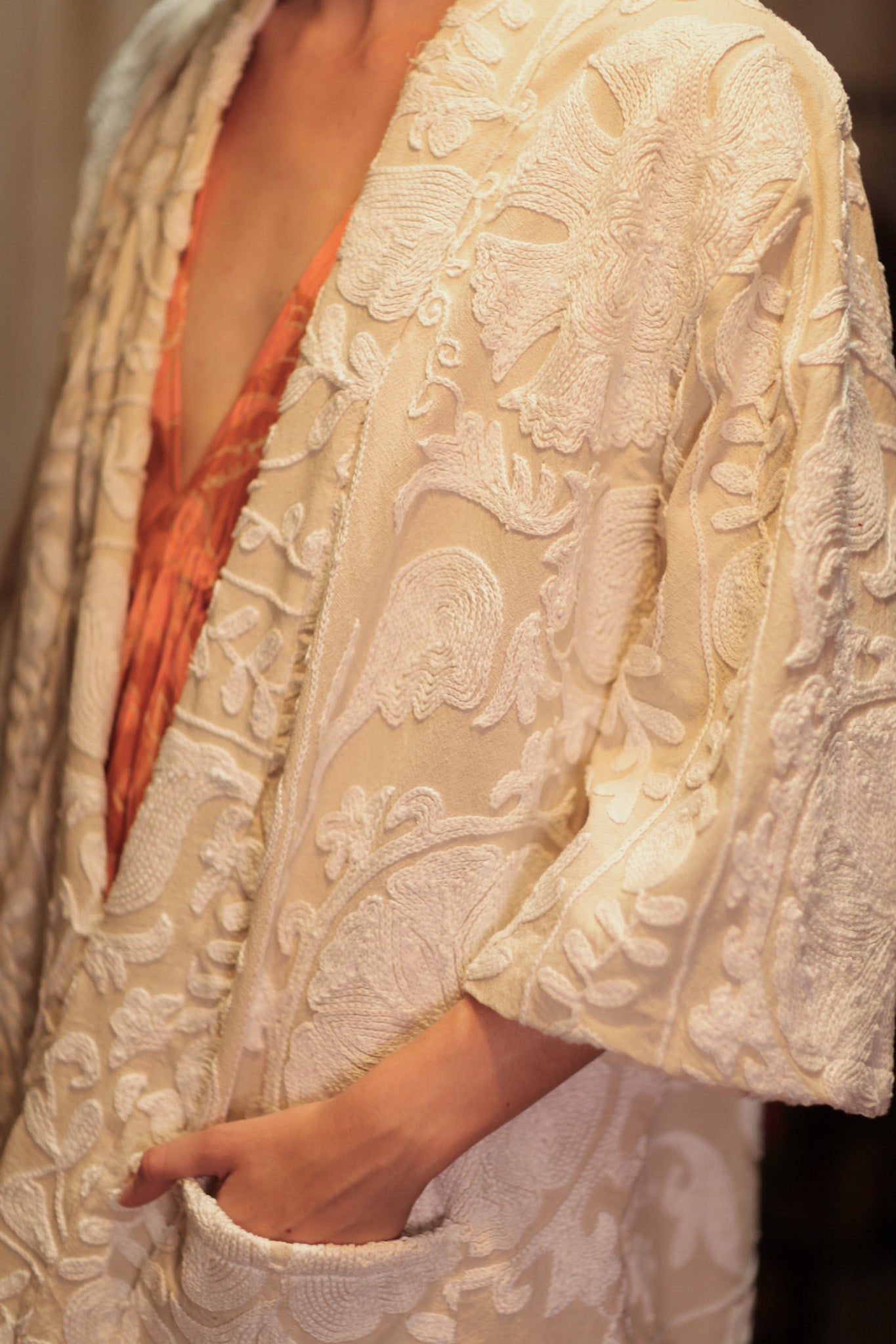 SUZANI KIMONO MONTY SNOW FLAKES - MOMO STUDIO BERLIN - Berlin Concept Store - sustainable & ethical fashion