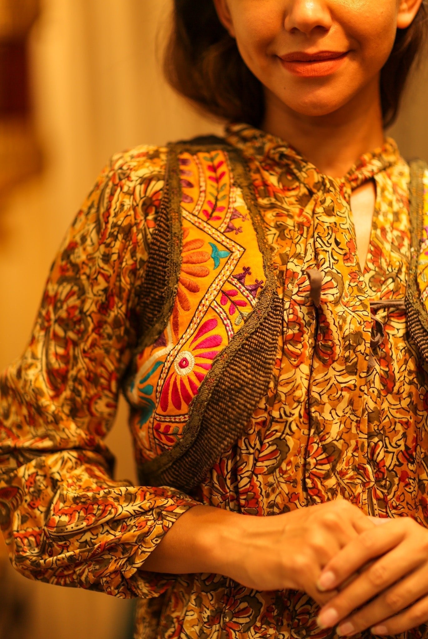 TENZIN HANDMADE EMBROIDERED GILET - MOMO STUDIO BERLIN - Berlin Concept Store - sustainable & ethical fashion