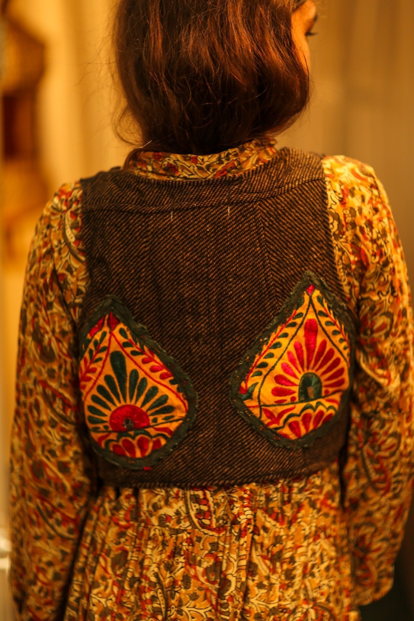 TENZIN HANDMADE EMBROIDERED GILET - MOMO STUDIO BERLIN - Berlin Concept Store - sustainable & ethical fashion