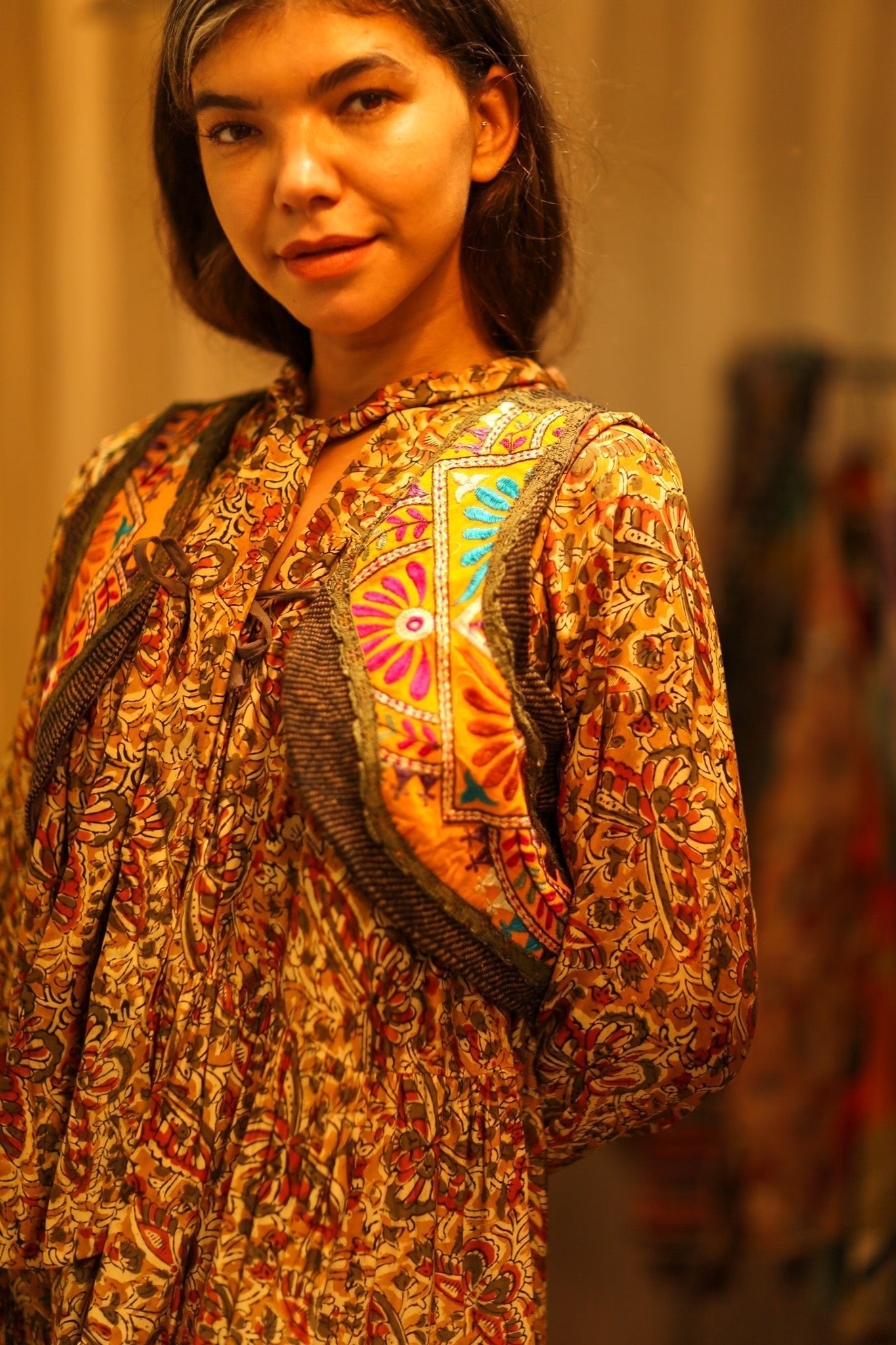 TENZIN HANDMADE EMBROIDERED GILET - MOMO STUDIO BERLIN - Berlin Concept Store - sustainable & ethical fashion