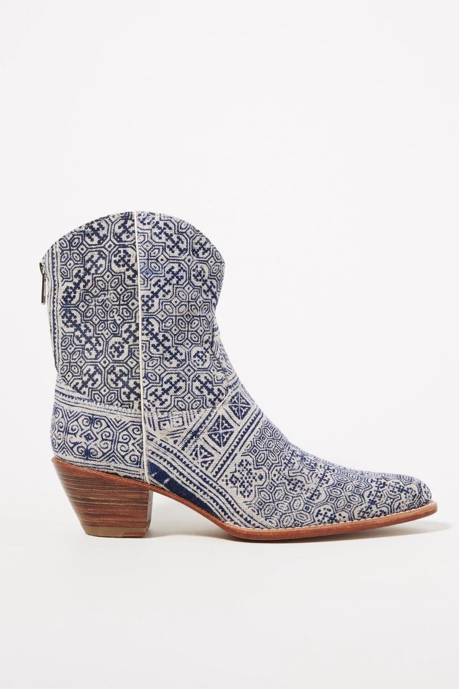 TILE MOSAIC INDIGO WESTERN BOOTS X ANTHROPOLOGIE - MOMO STUDIO BERLIN - Berlin Concept Store - sustainable & ethical fashion