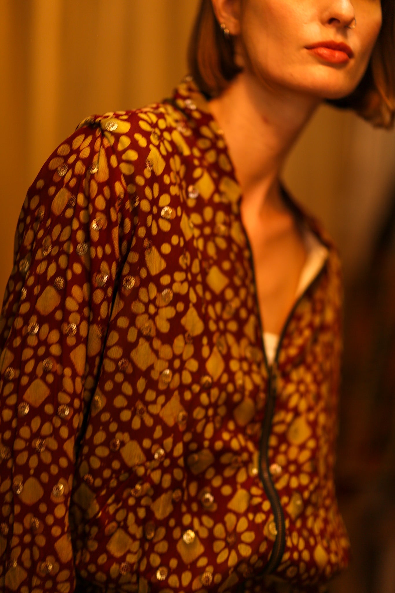 TOBIAS SILK EMBROIDERED BOMBER JACKET - MOMO STUDIO BERLIN - Berlin Concept Store - sustainable & ethical fashion